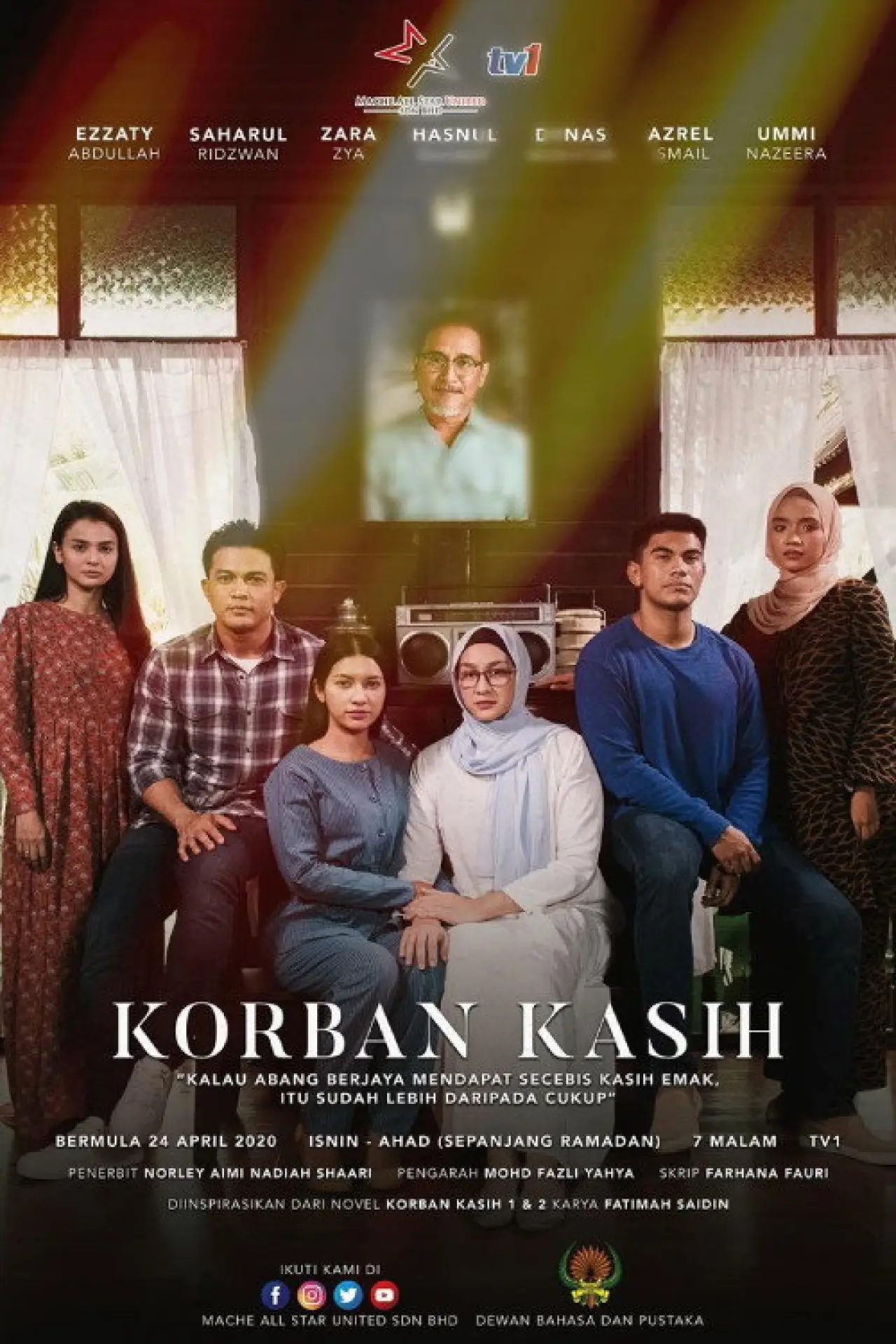 Plakat serialu "Korban Kasih"
