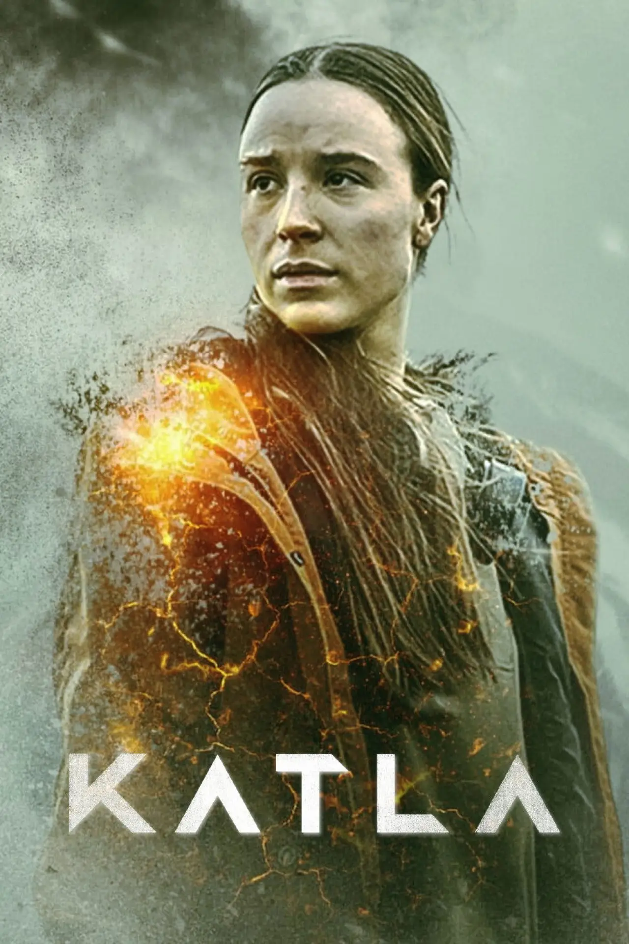 Plakat serialu "Katla"