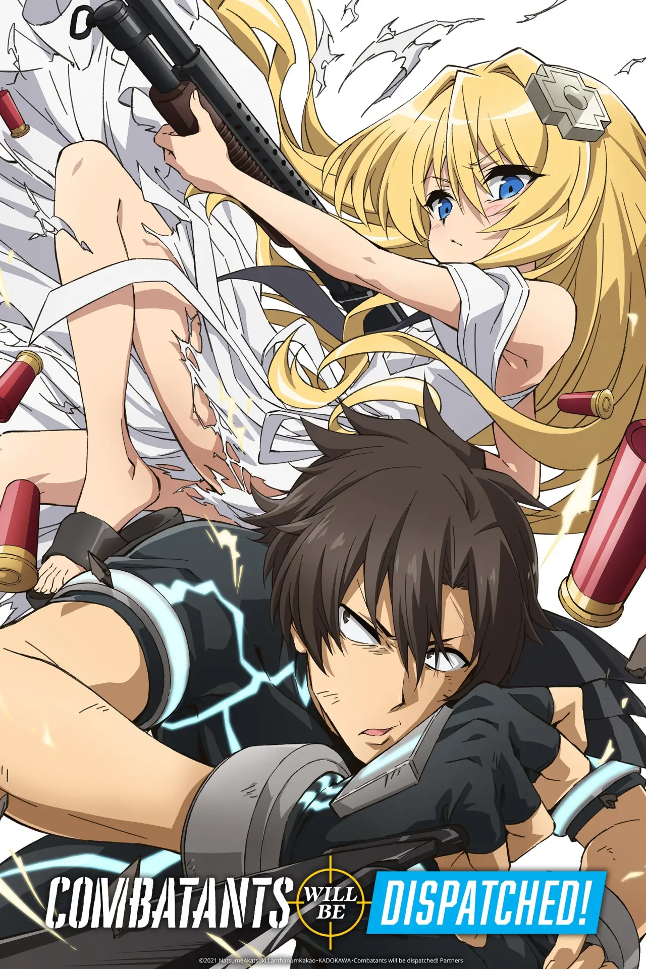 Plakat serialu "Sentouin, Hakenshimasu!"