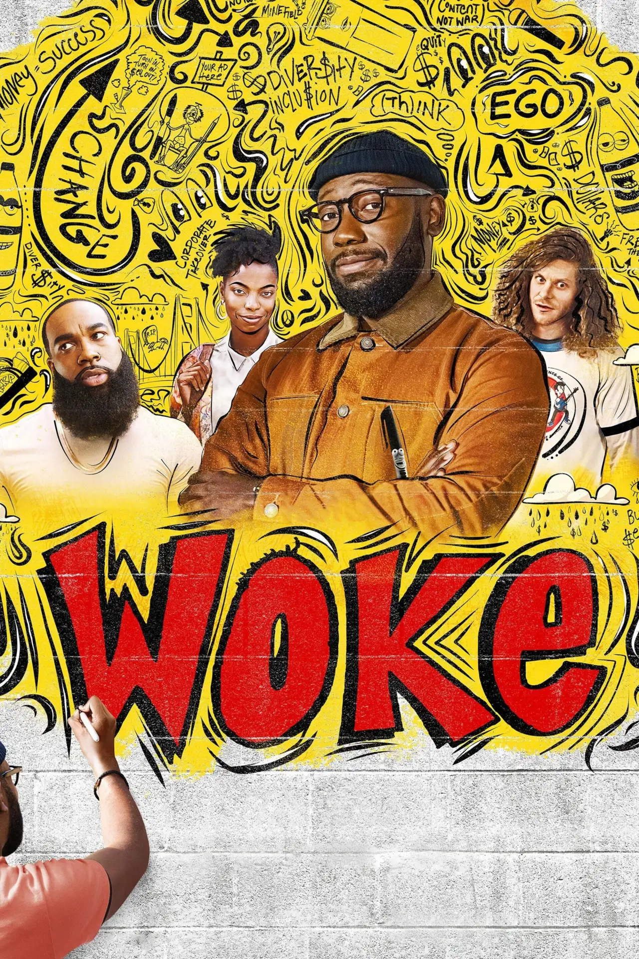 Plakat serialu "Woke"
