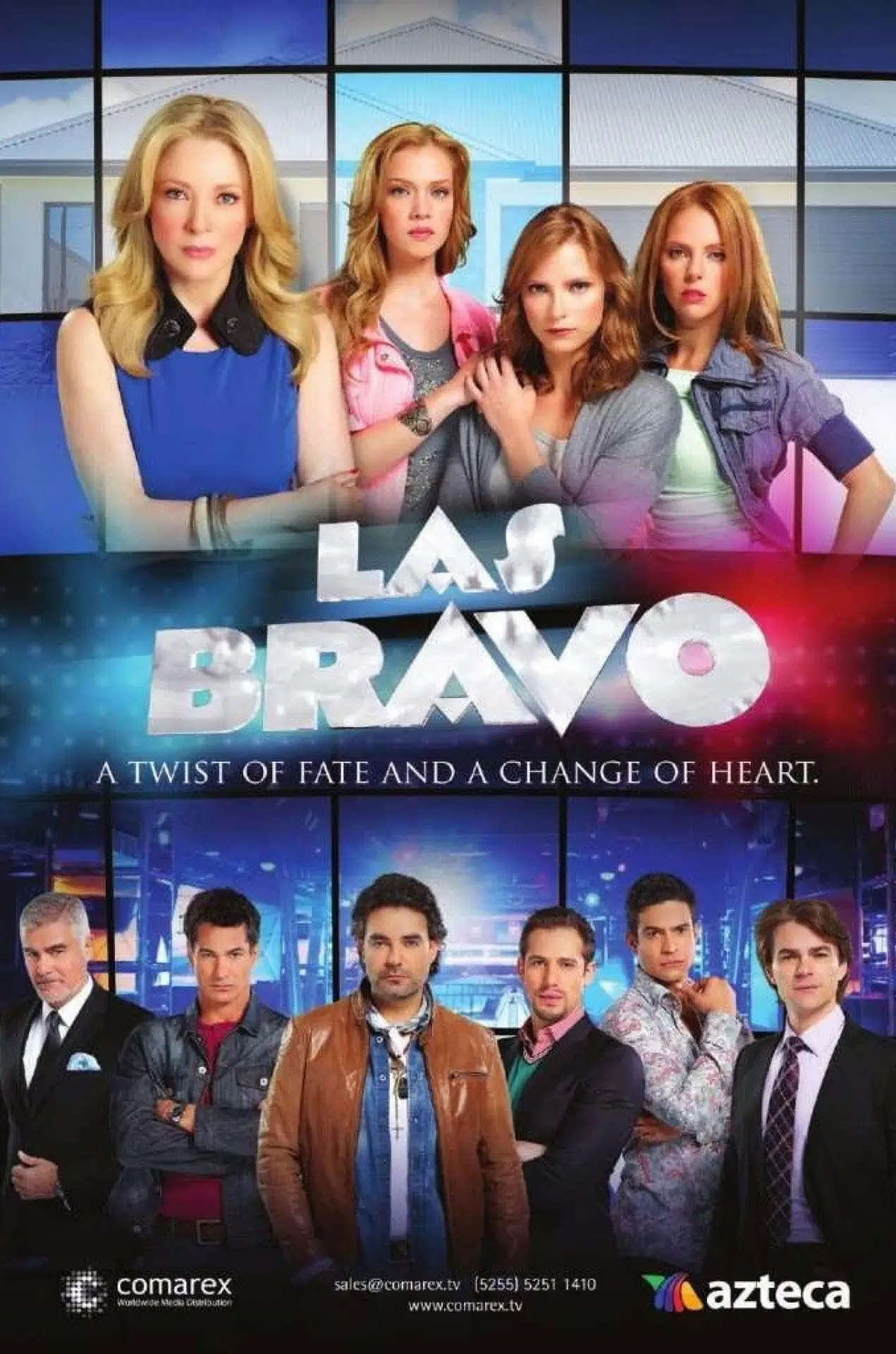 Plakat serialu "Las Bravo"