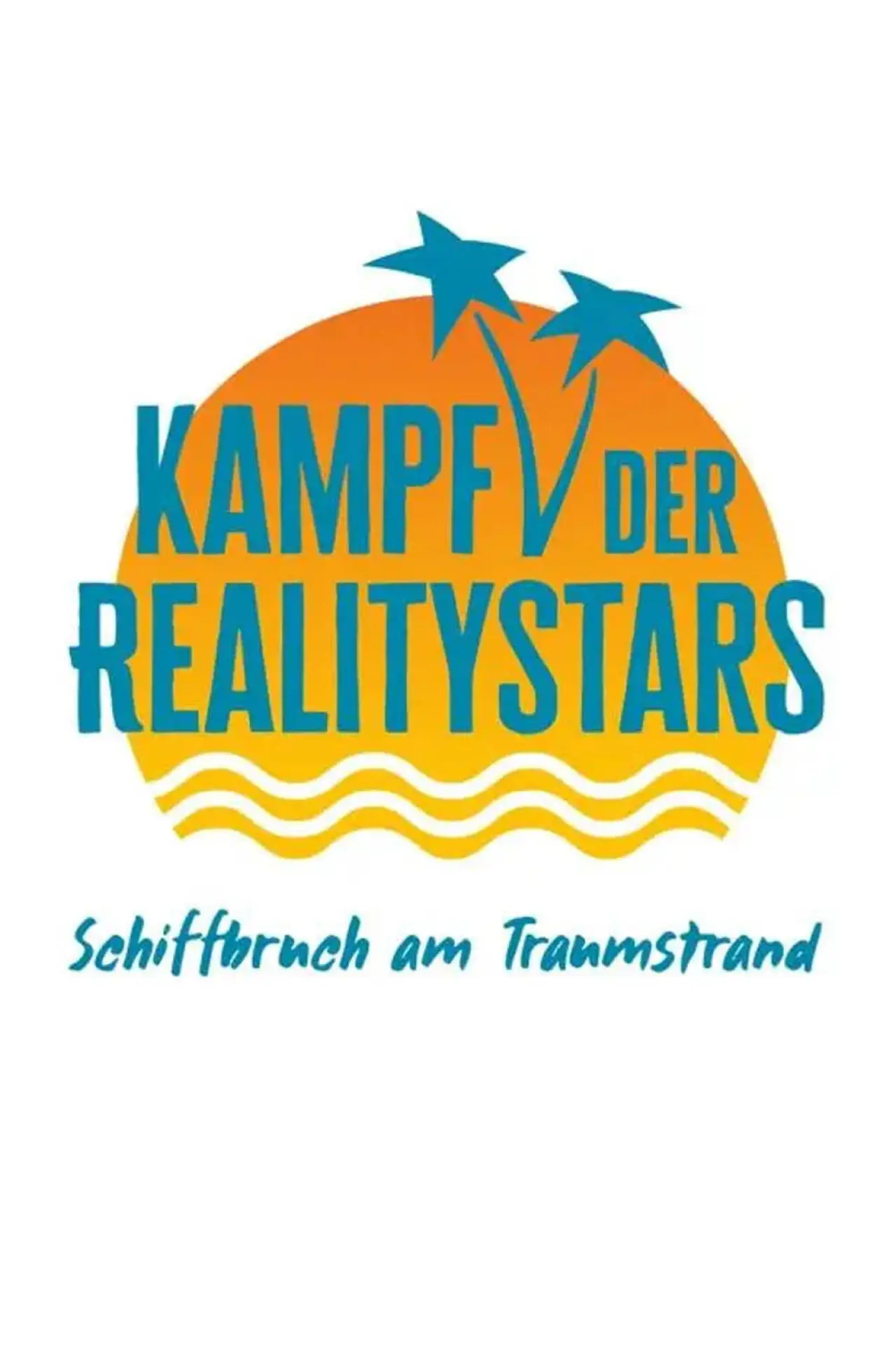 Plakat serialu "Walka gwiazd reality show – Rozbitek na rajskiej plaży"