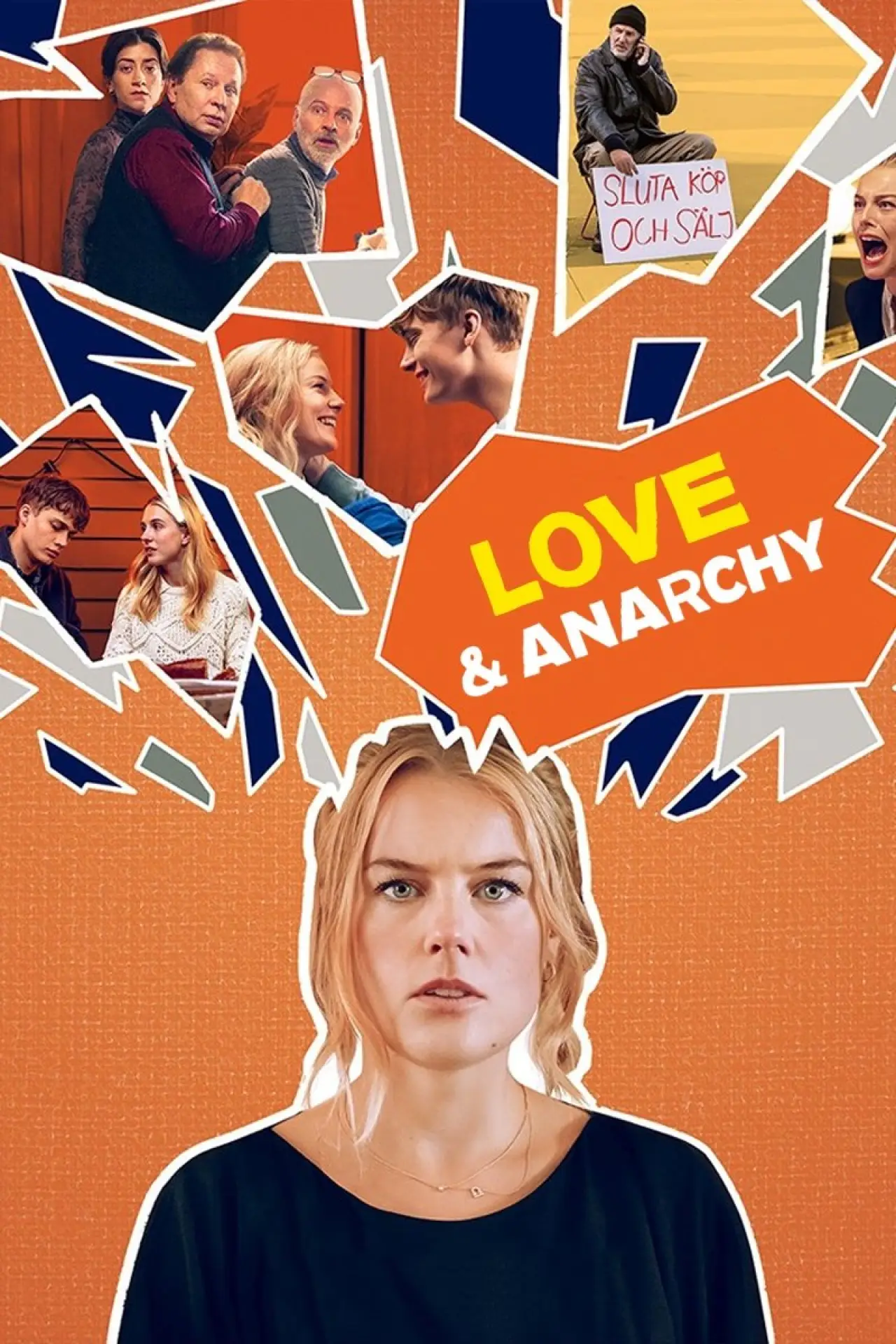 Plakat serialu "Miłość i anarchia"