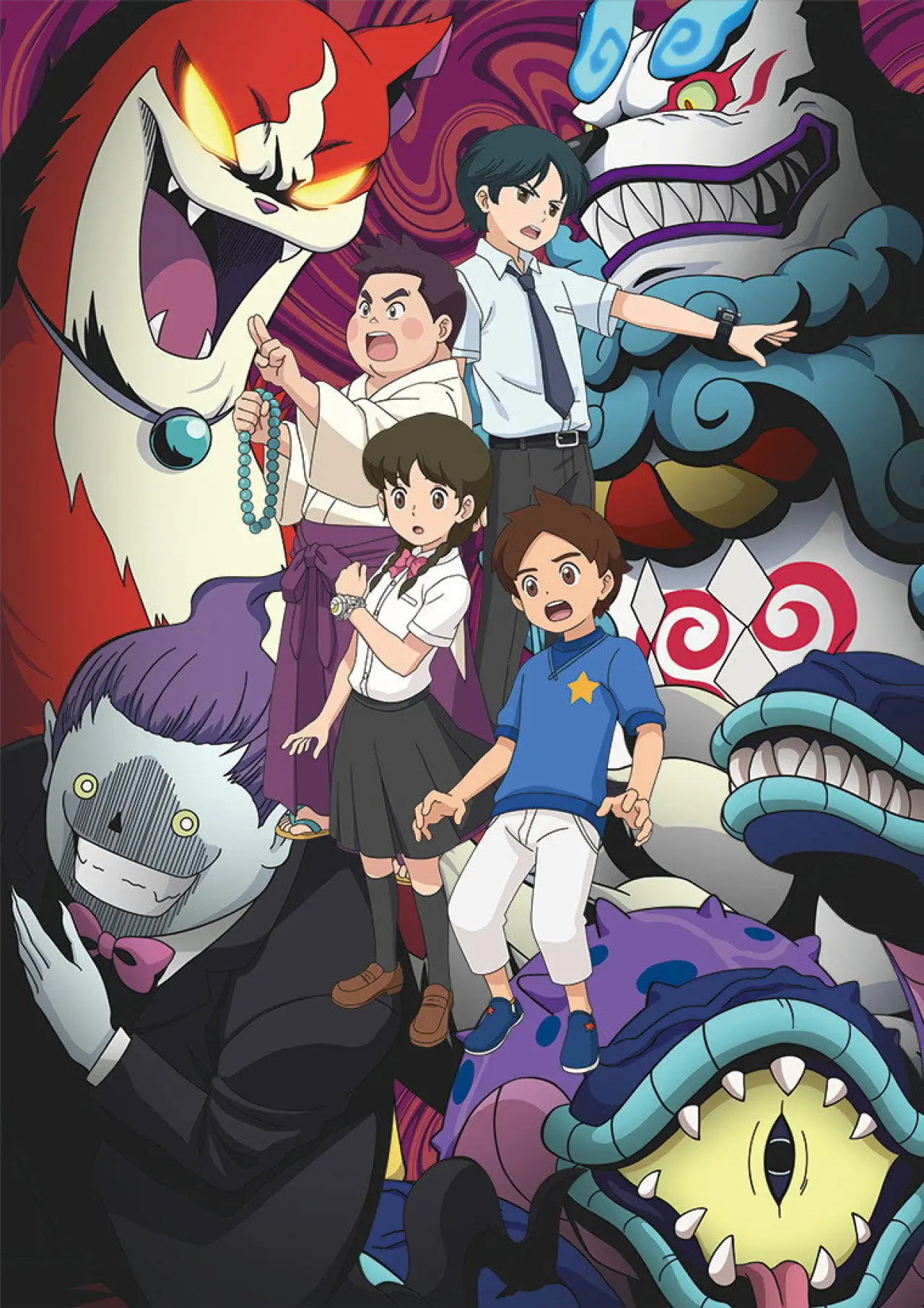 Plakat serialu "Yo-Kai Watch: Shadowside"
