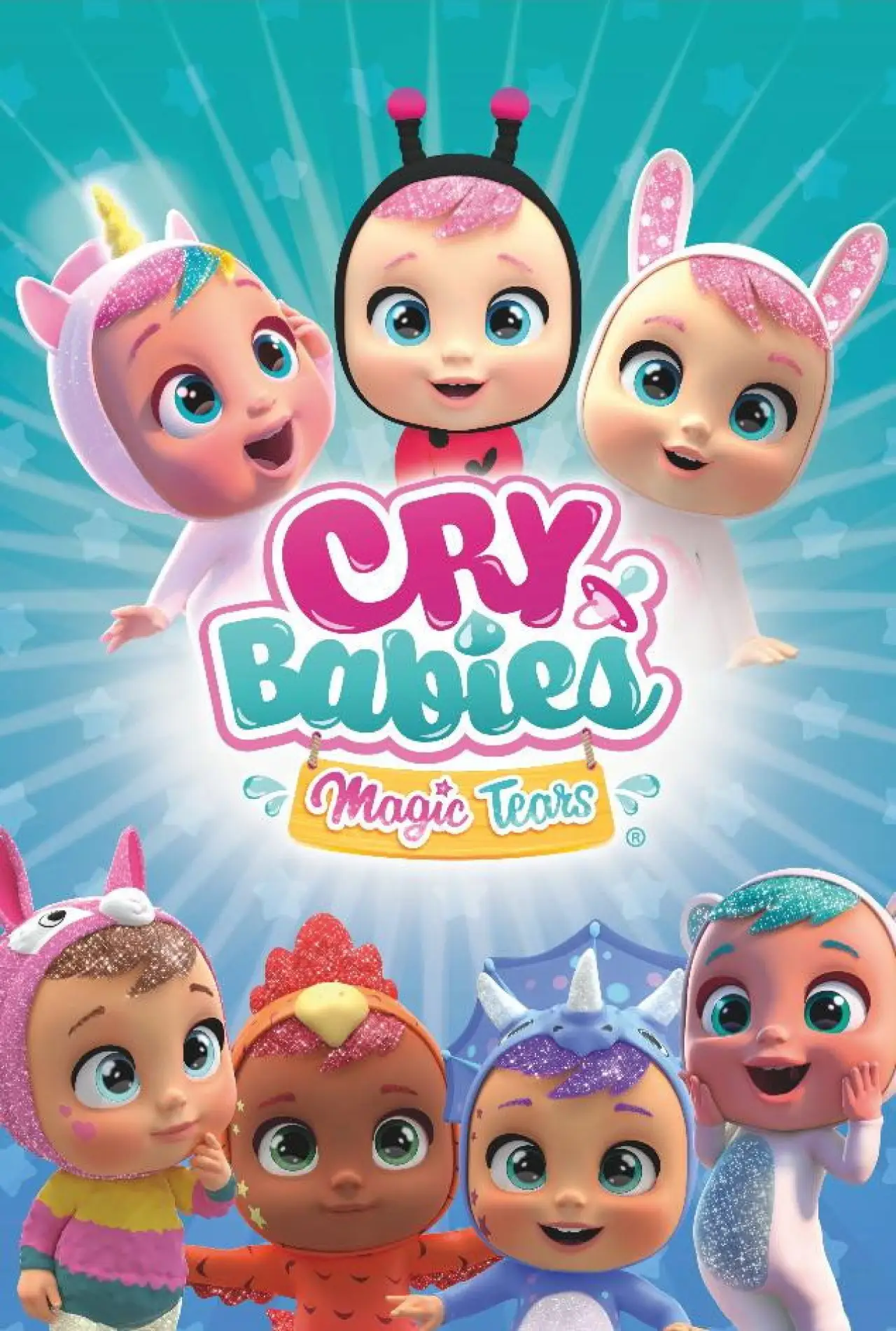 Plakat serialu "Bebés Llorones Lágrimas Mágicas"
