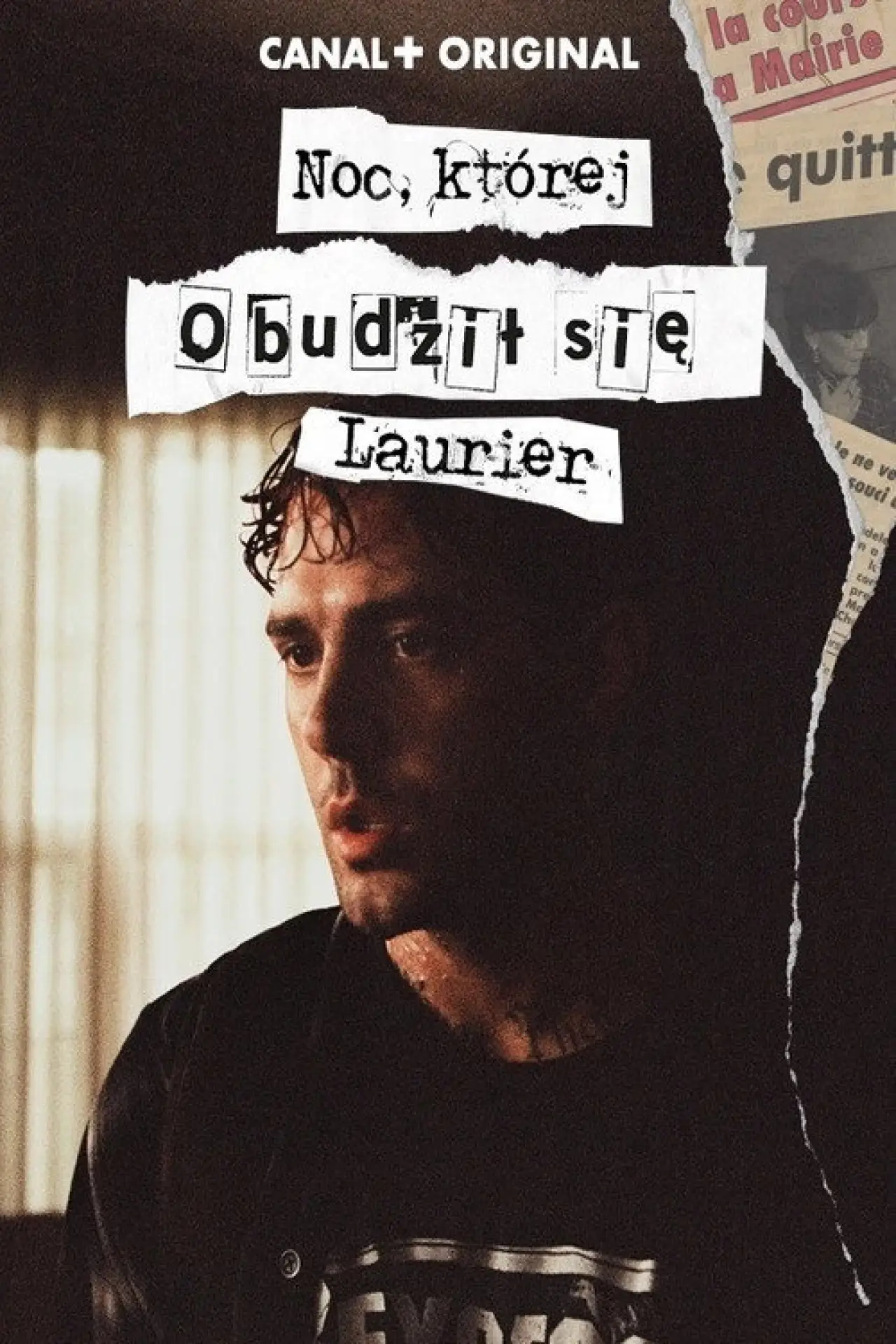 Plakat serialu "Noc, której obudził się Laurier"