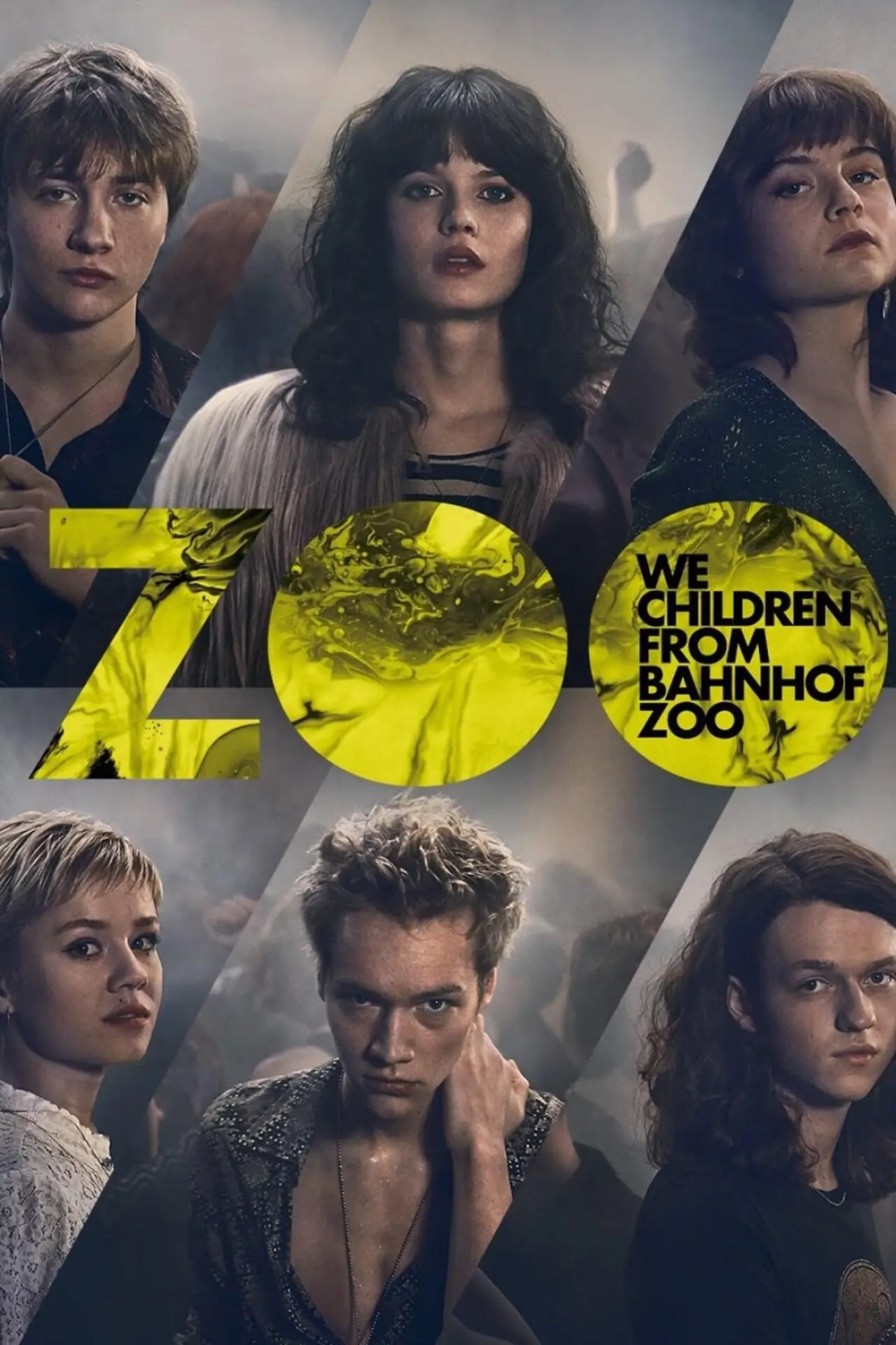 Plakat serialu "My, dzieci z dworca Zoo"