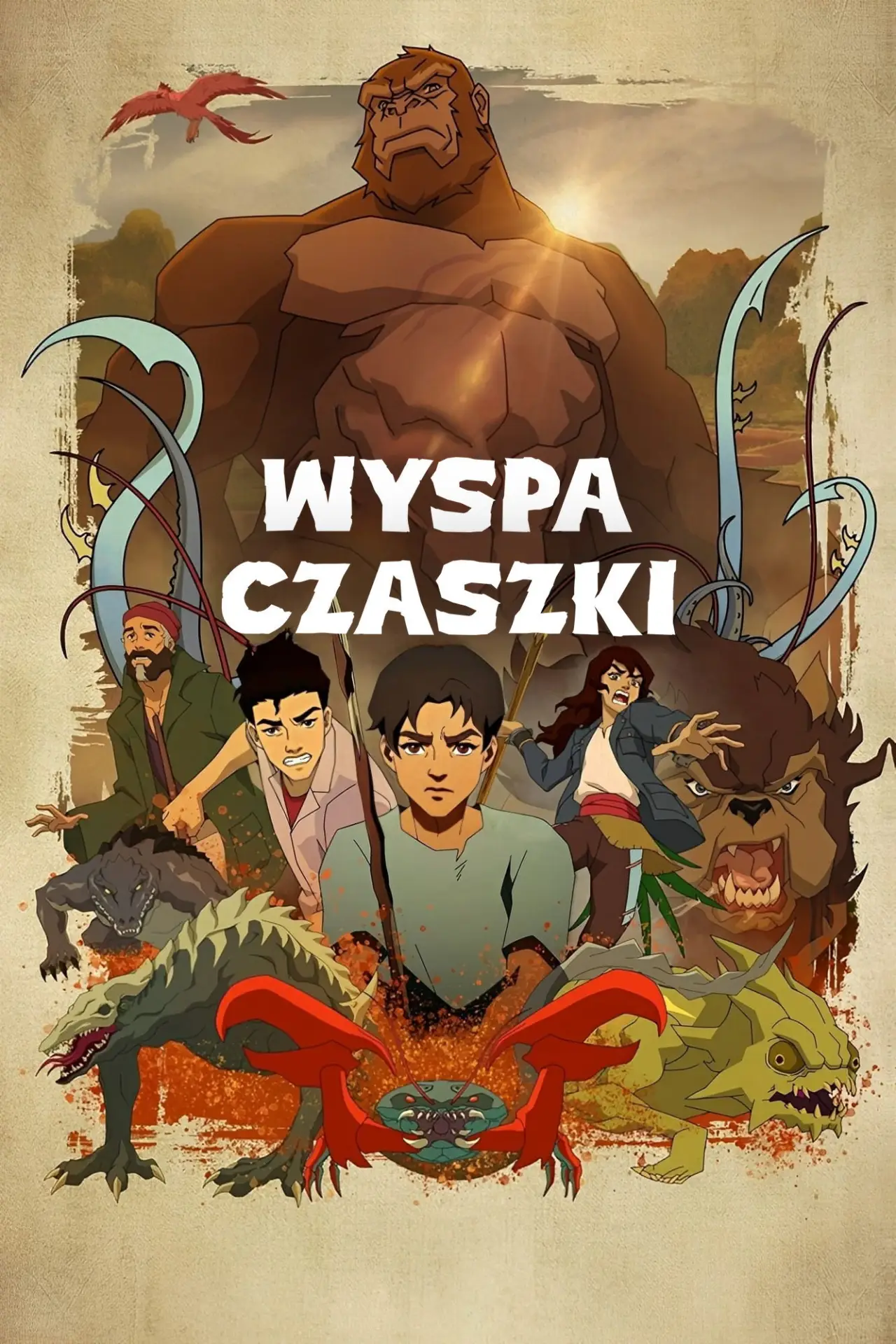 Plakat serialu "Wyspa Czaszki"