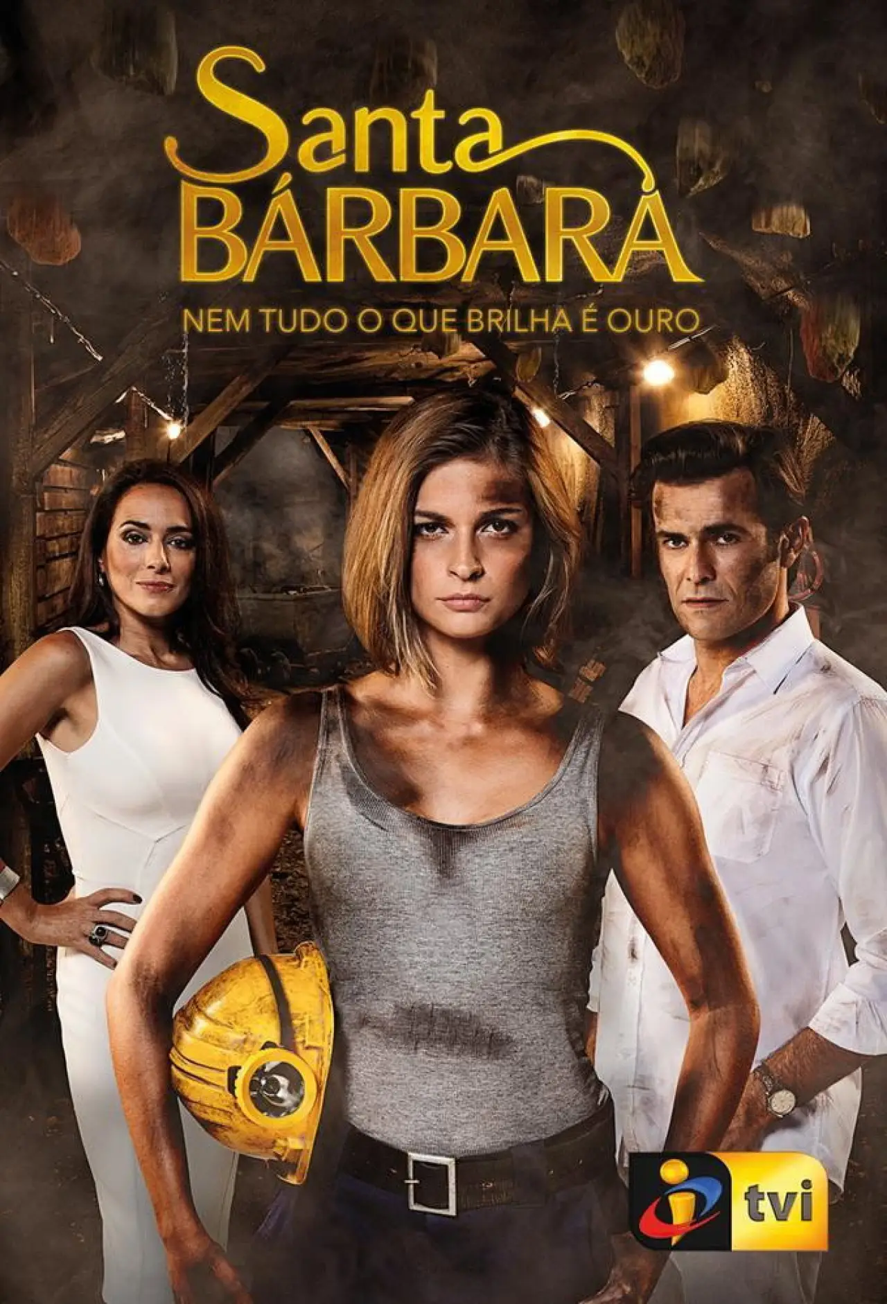 Plakat serialu "Santa Bárbara"