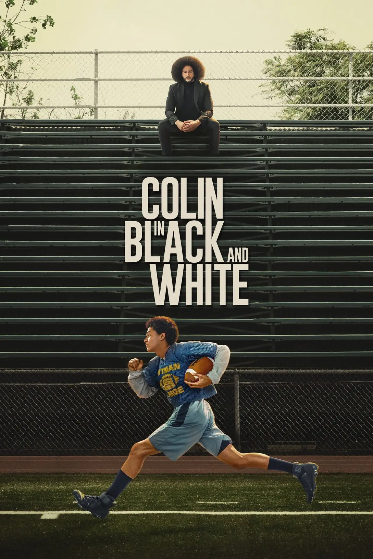 Plakat serialu "Colin w czerni i bieli"