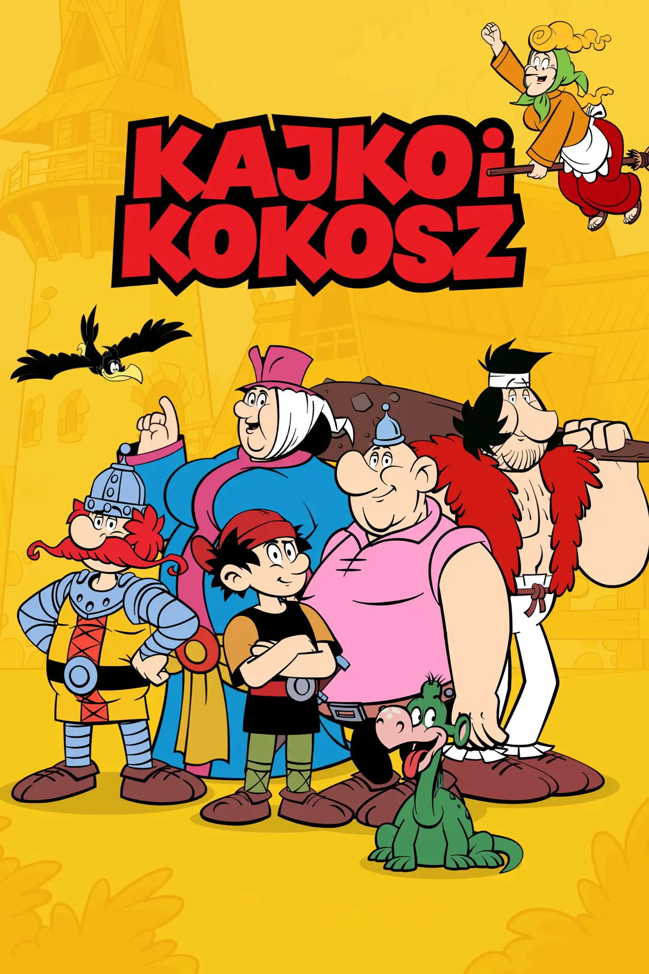 Plakat serialu "Kajko i Kokosz"