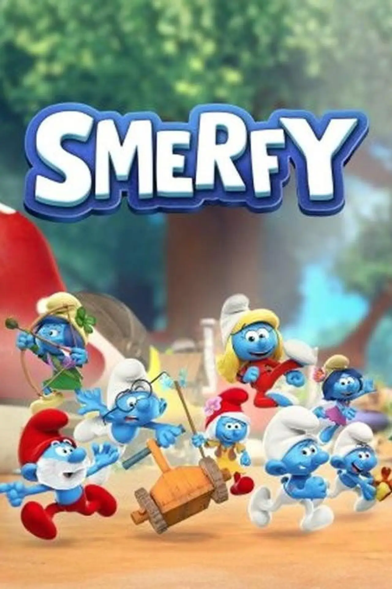 Постер к сериалу "Smerfy"