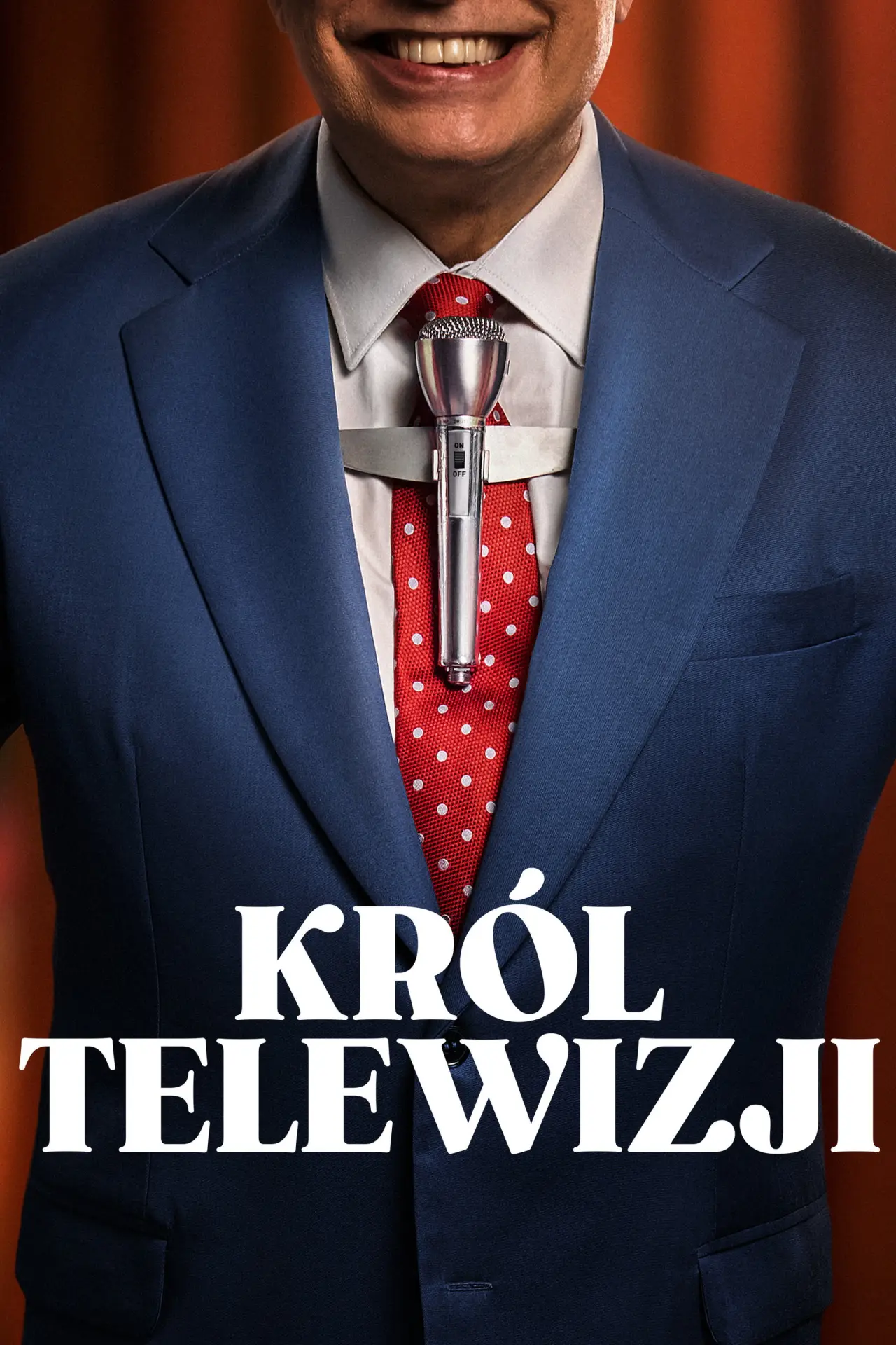 Plakat serialu "Król telewizji"