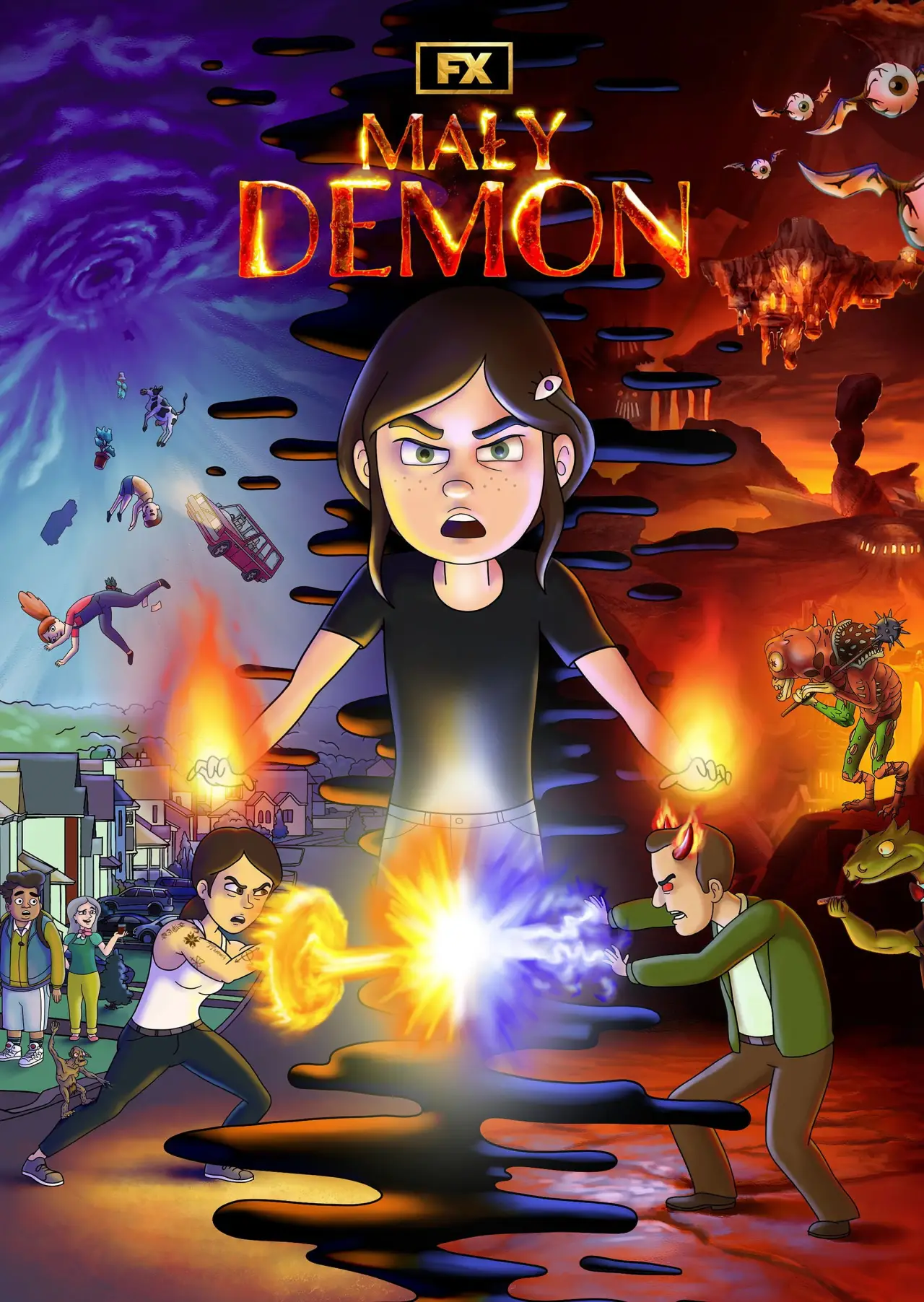 Plakat serialu "Mały demon"
