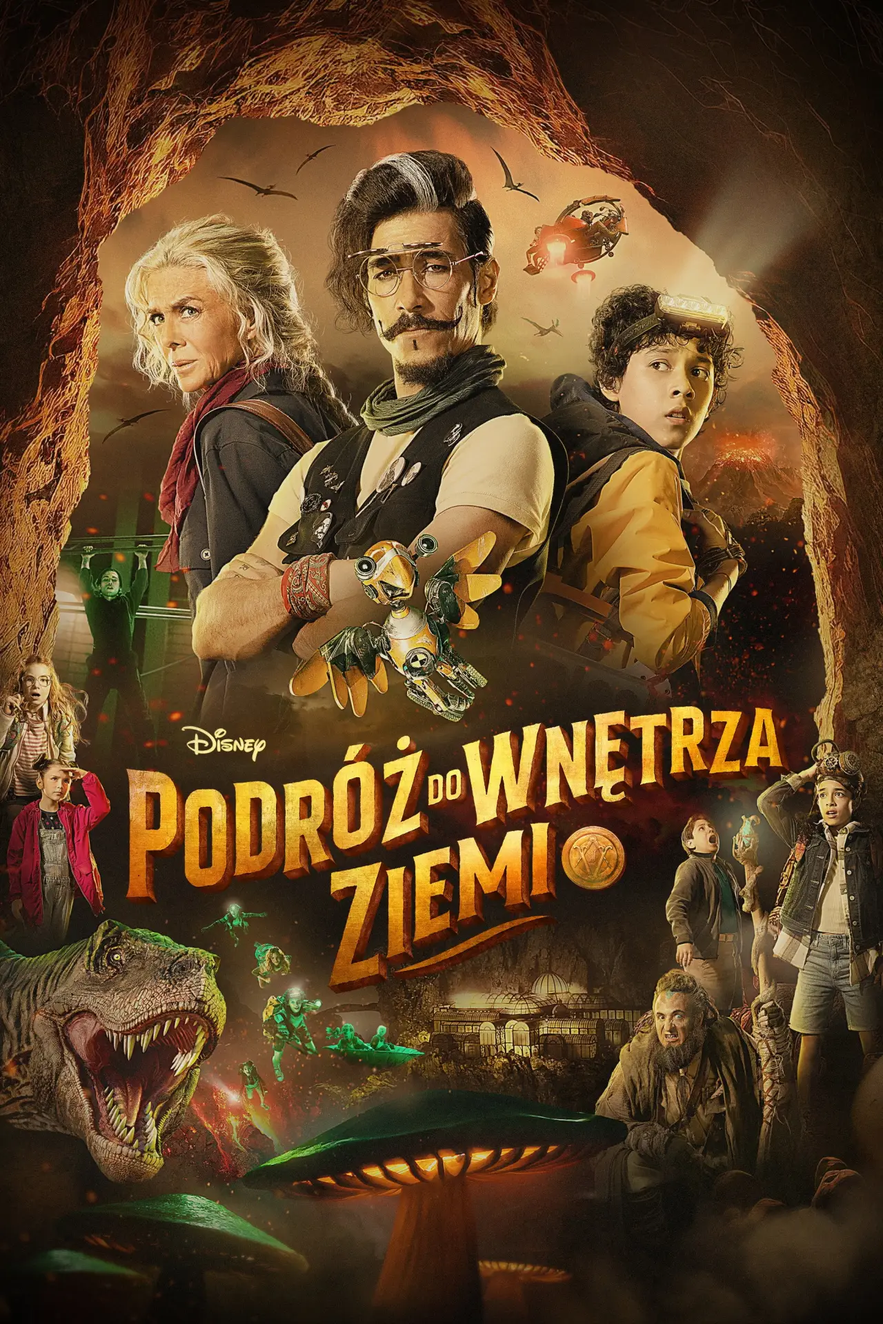 Plakat serialu "Podróż do wnętrza Ziemi"