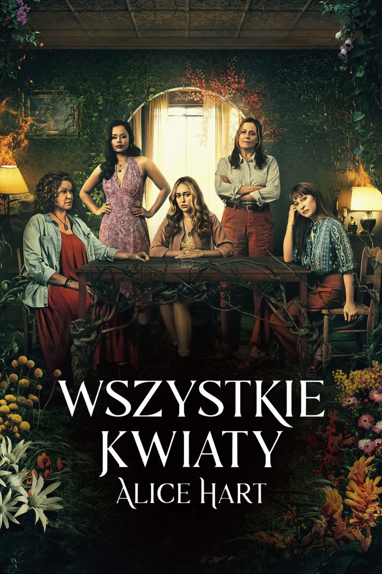 Plakat serialu "Wszystkie kwiaty Alice Hart"