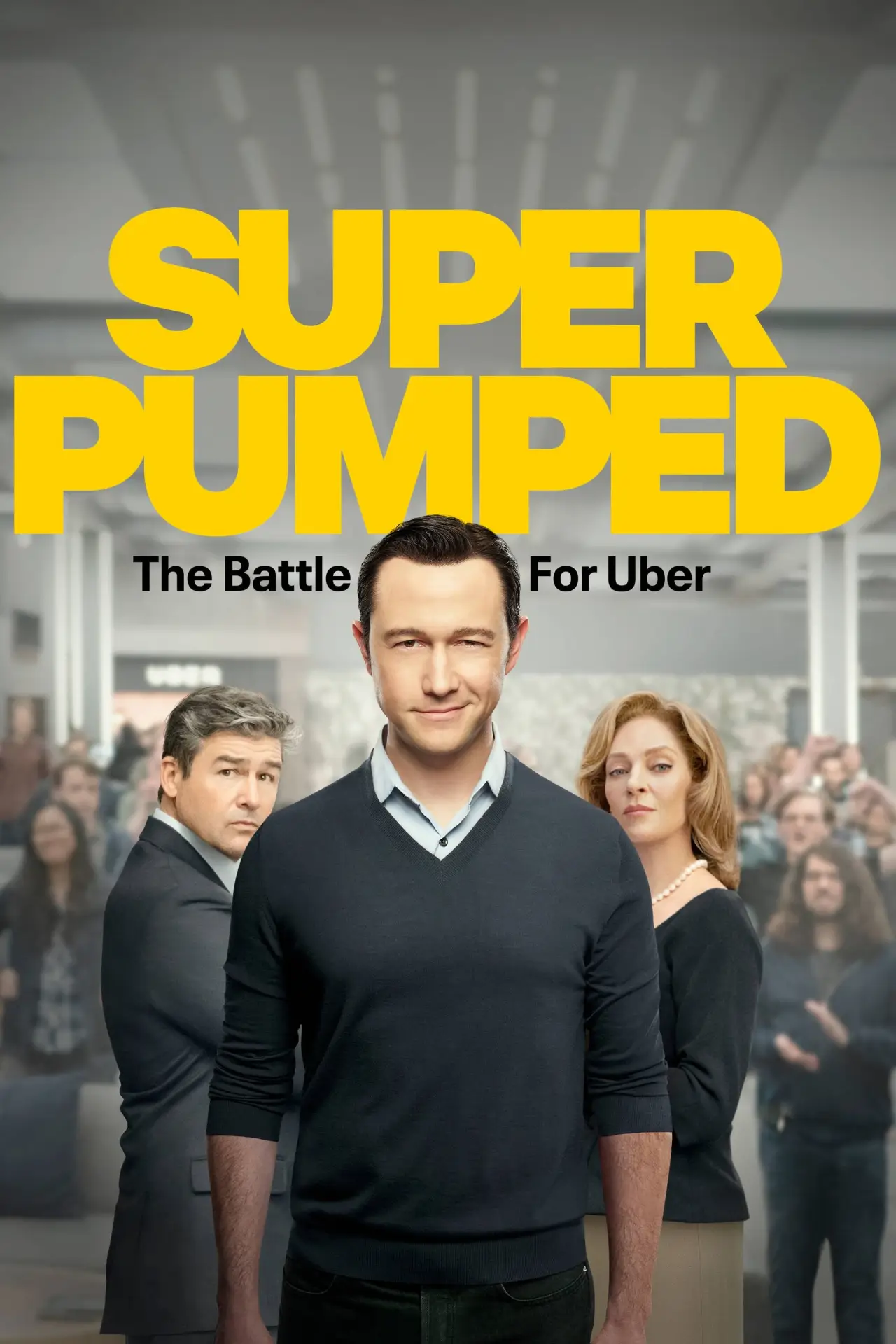 Plakat serialu "Super Pumped: Bitwa o Uber"