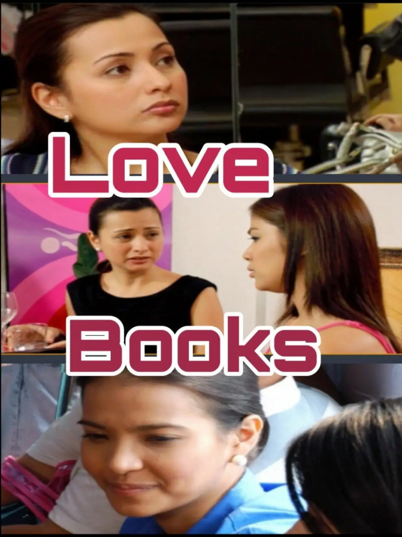 Plakat serialu "Love books"