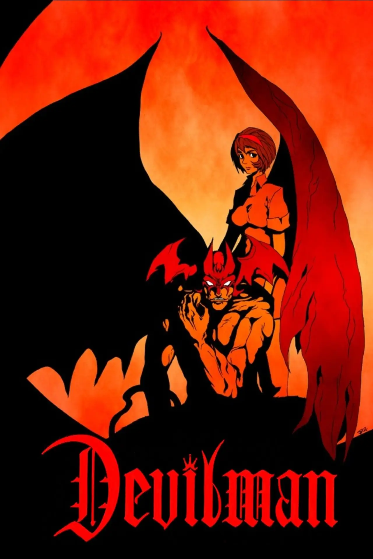 Plakat serialu "Devilman"