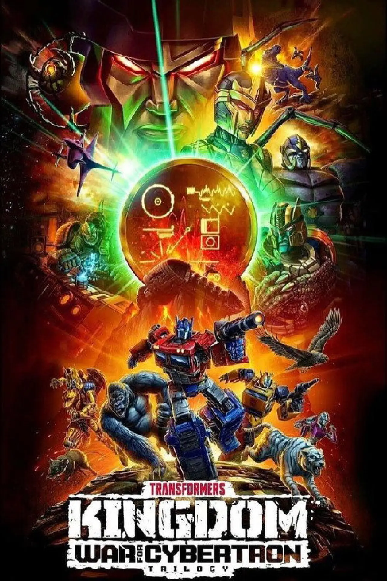 Plakat serialu "Transformers: Wojna o Cybertron: Królestwo"