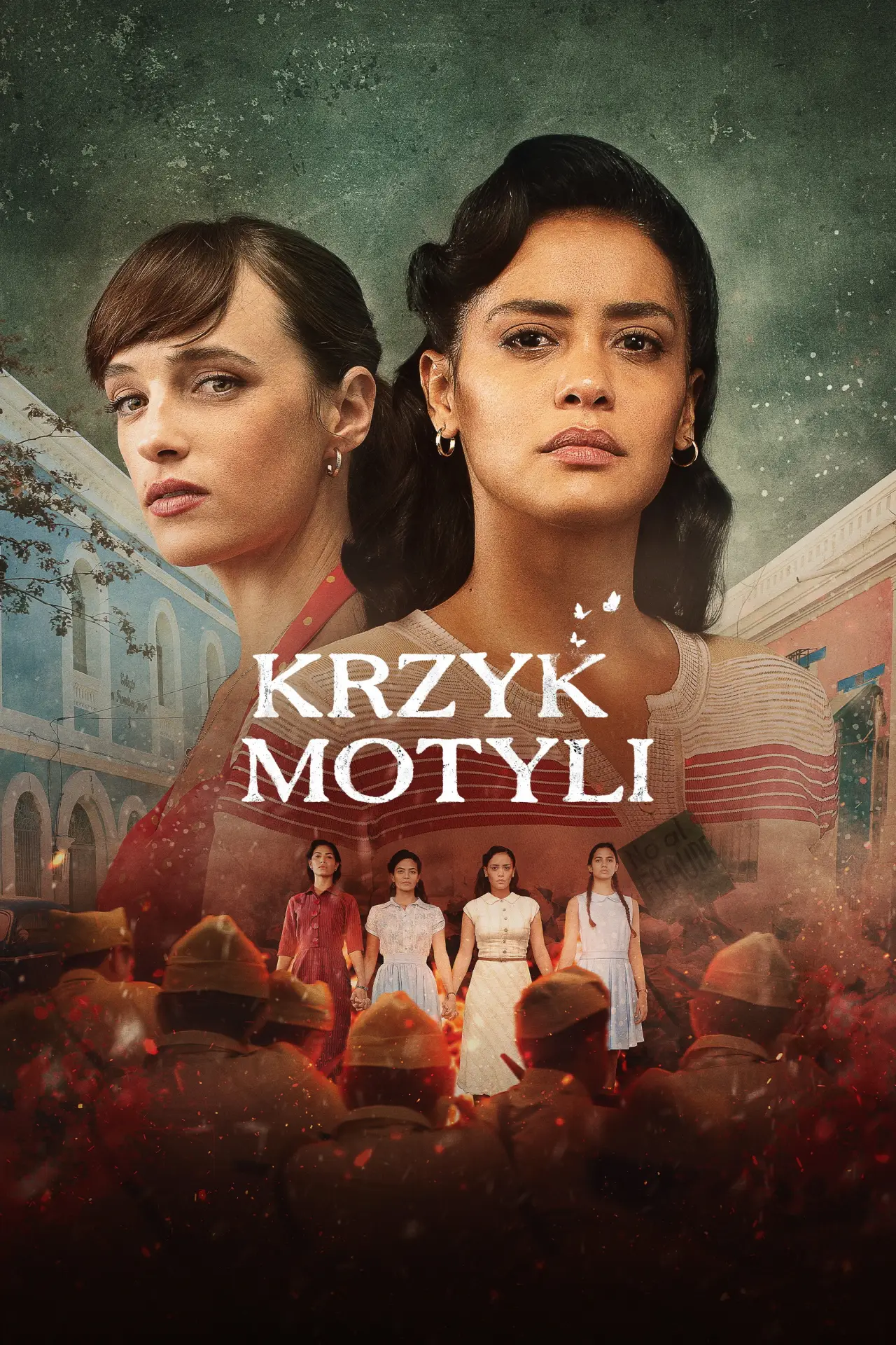 Plakat serialu "Krzyk Motyli"