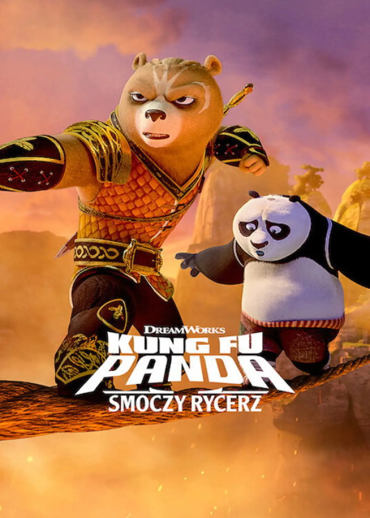 Постер к сериалу "Kung Fu Panda: Smoczy rycerz"
