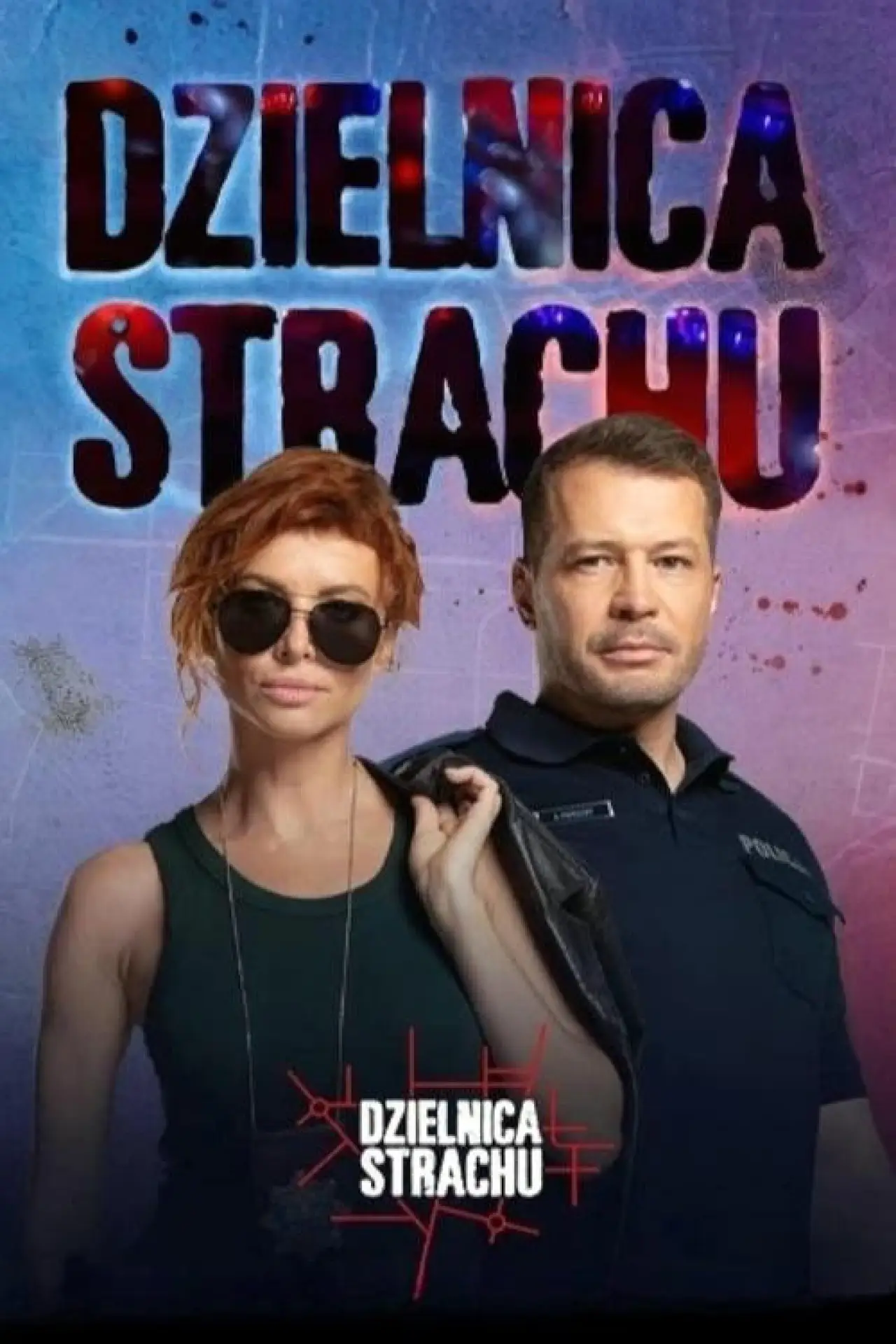 Plakat serialu "Dzielnica strachu"