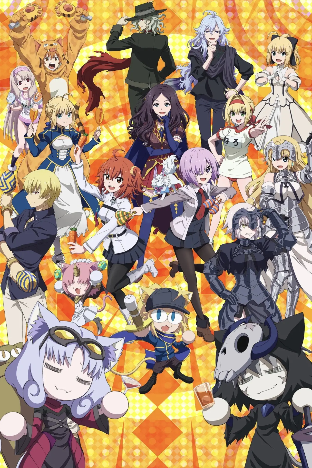 Plakat serialu "Fate/Grand Carnival"