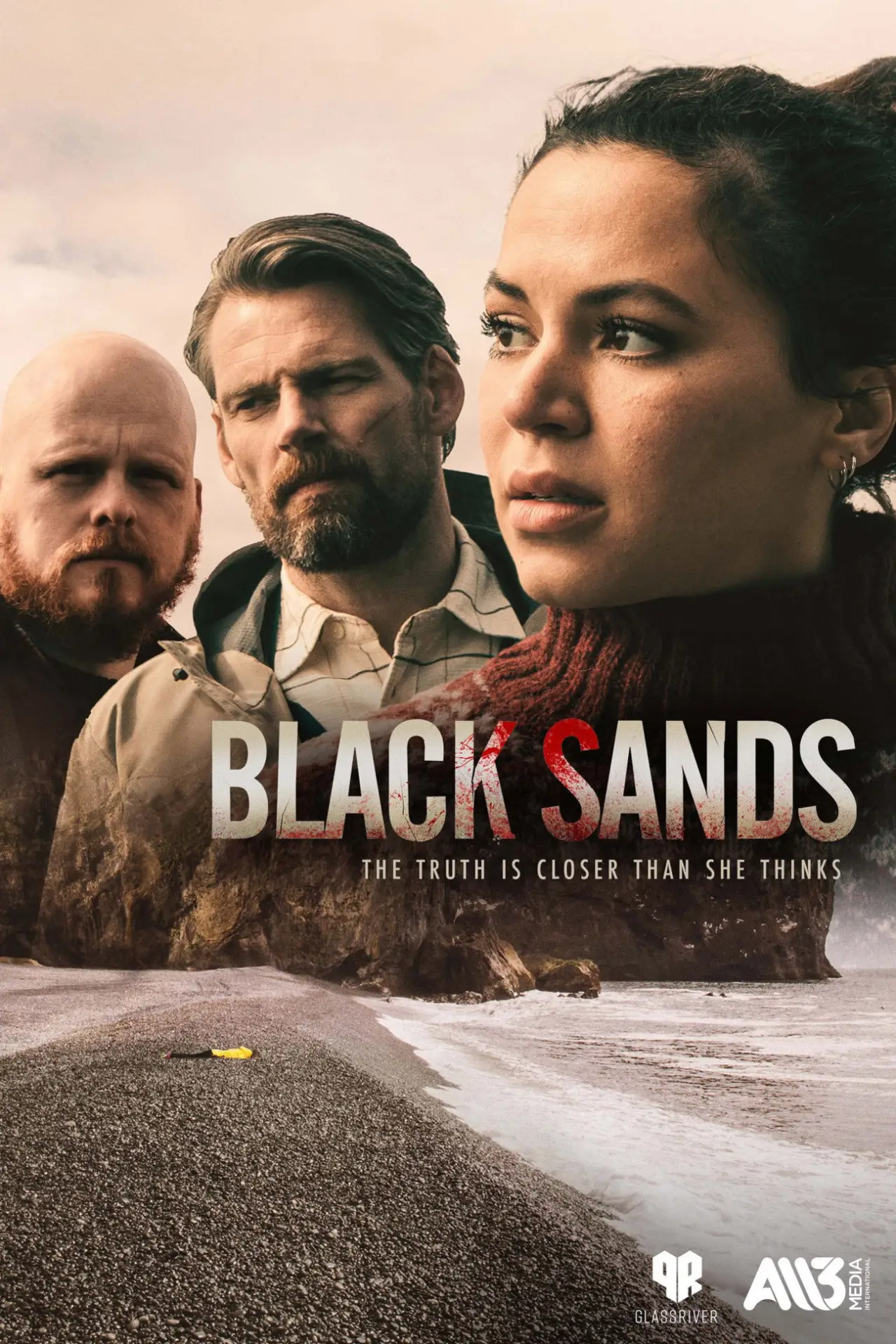 Plakat serialu "Svörtu Sandar"