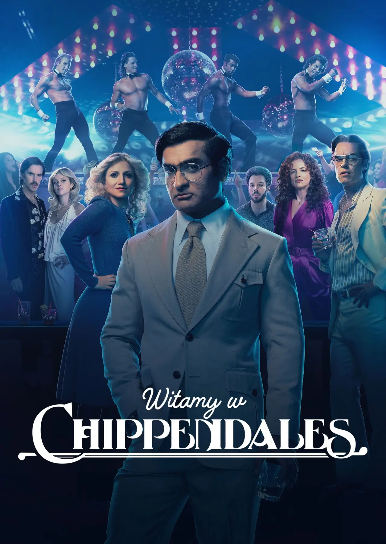 Plakat serialu "Witamy w Chippendales"