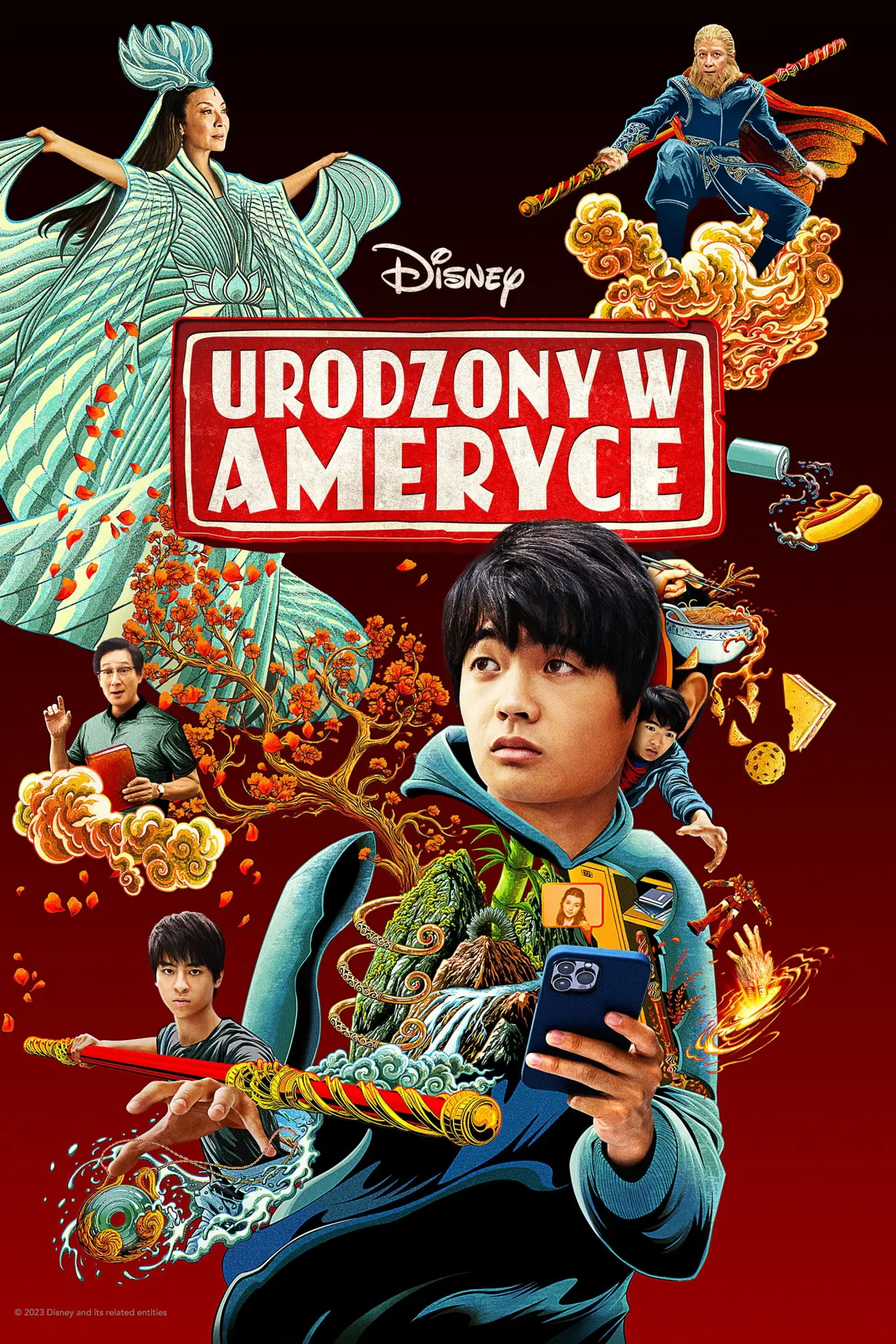 Plakat serialu "Urodzony w Ameryce"