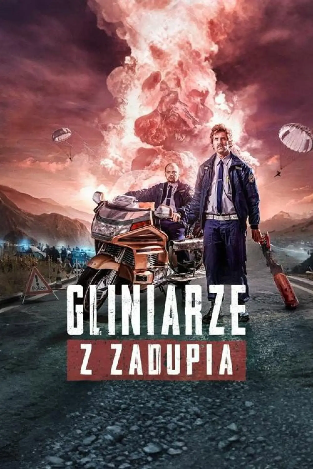 Plakat serialu "Gliniarze z zadupia"