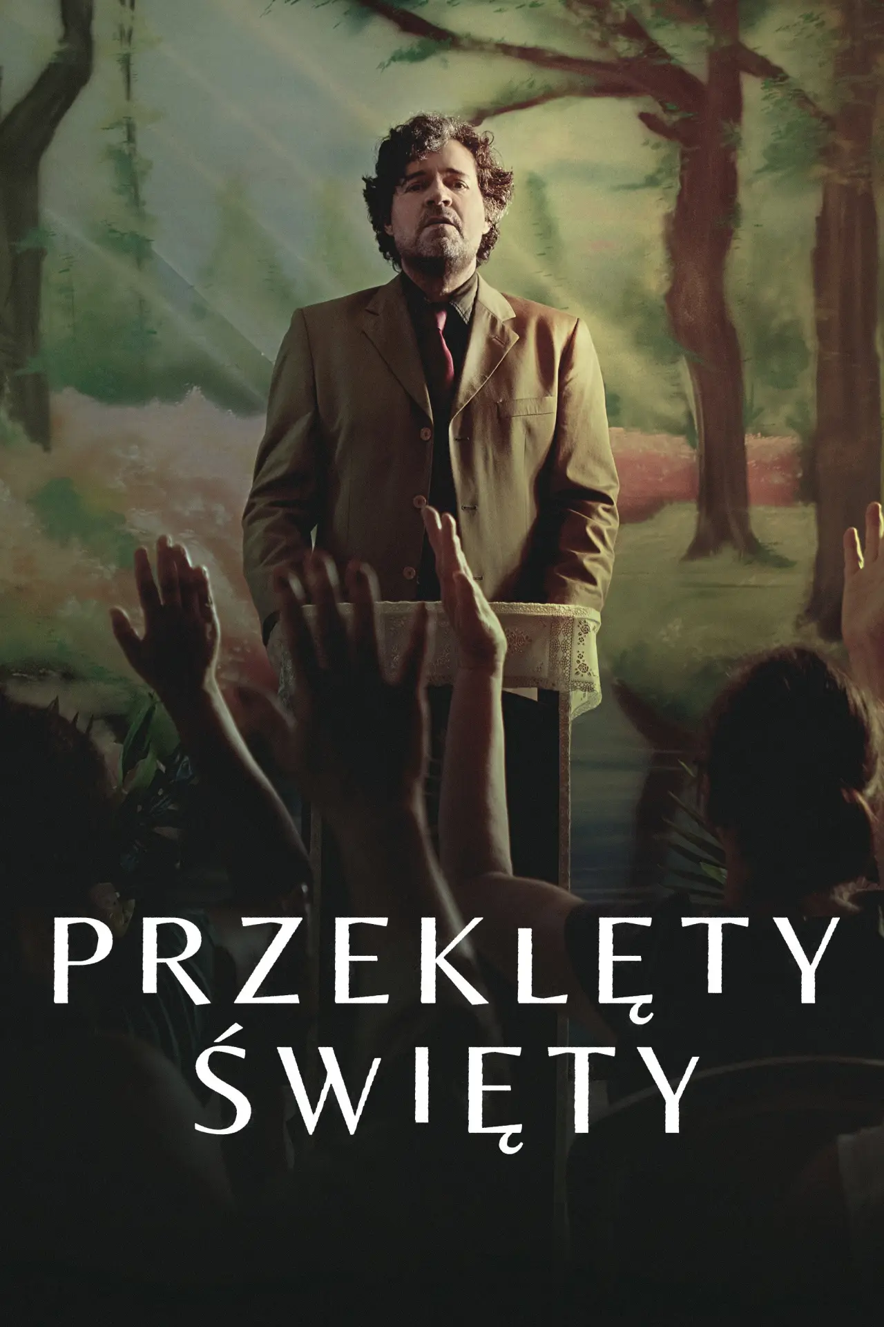 Plakat serialu "Przeklęty Święty"