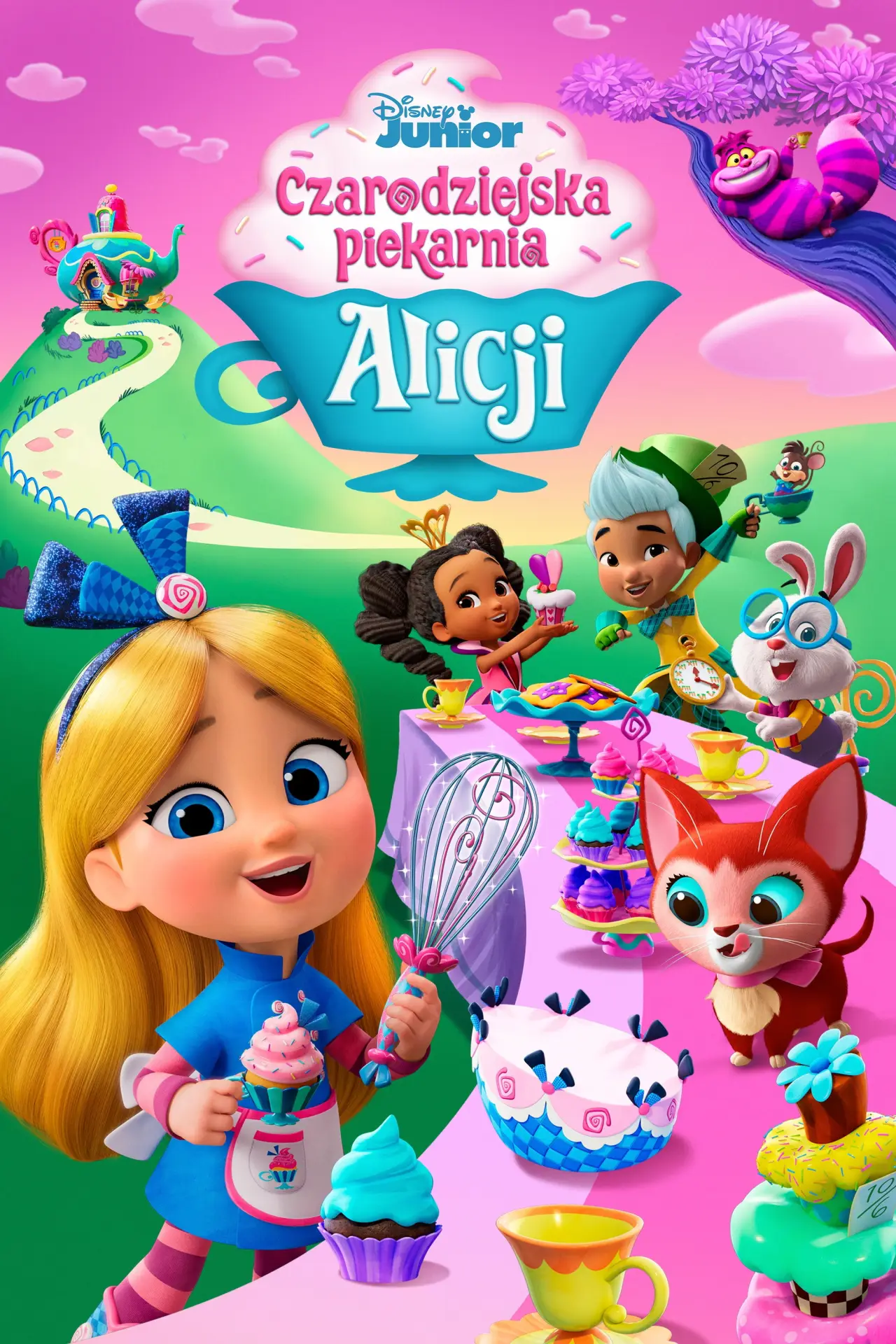 Plakat serialu "Czarodziejska piekarnia Alicji"