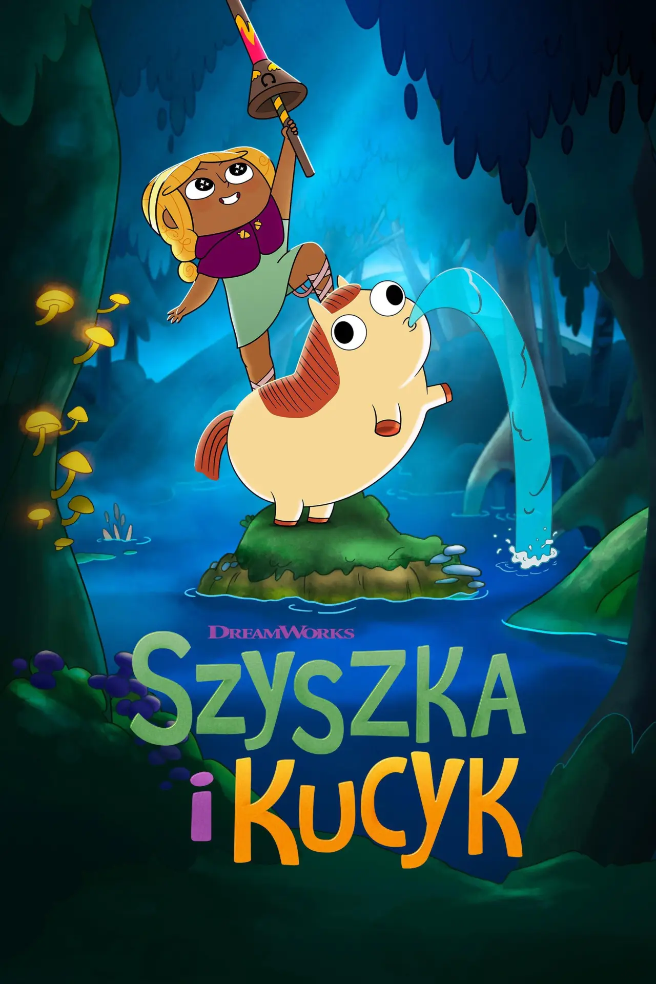 Plakat serialu "Szyszka i Kucyk"