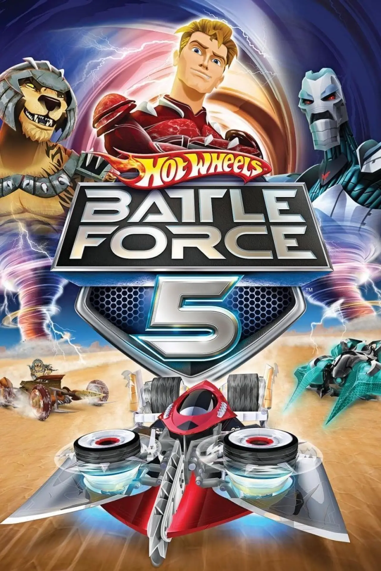 Plakat serialu "Hot Wheels Battle Force 5"