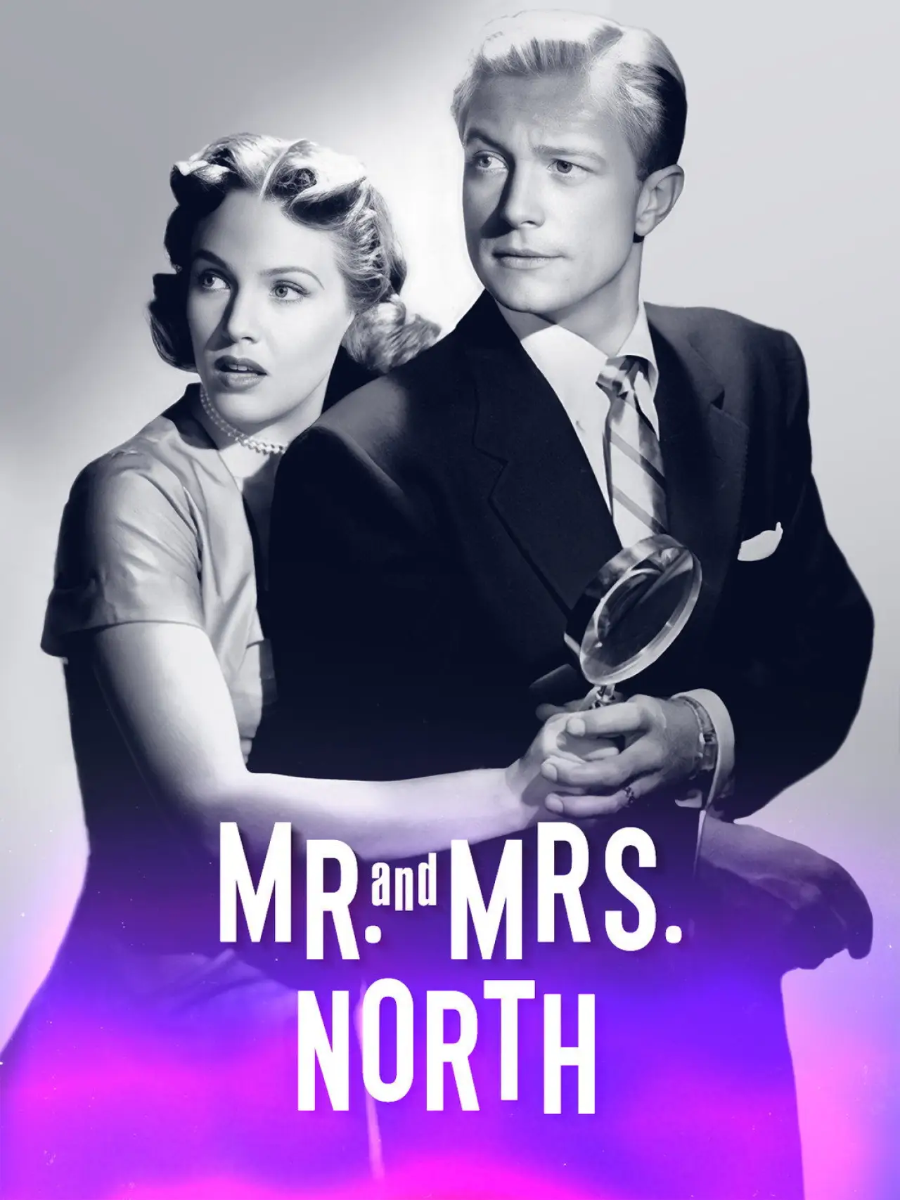 Plakat serialu "Mr. & Mrs. North"