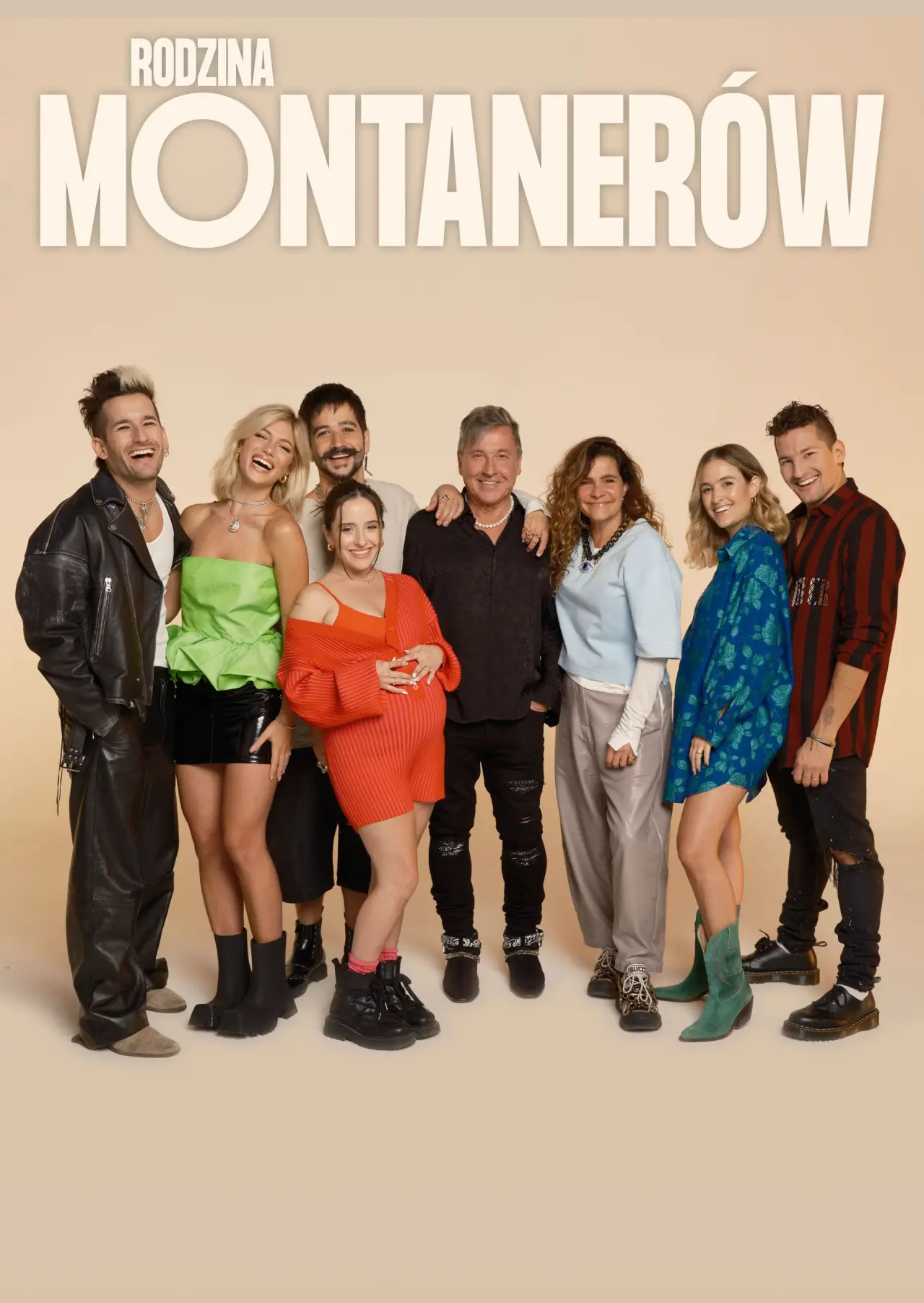 Plakat serialu "Rodzina Montanerów"