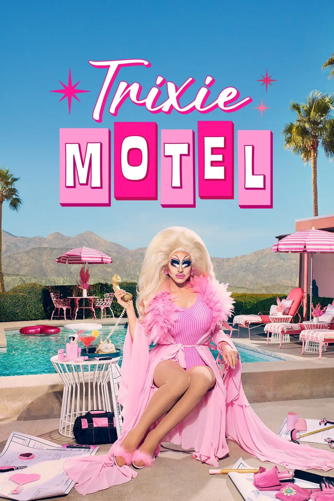 Plakat serialu "Motel Trixie"