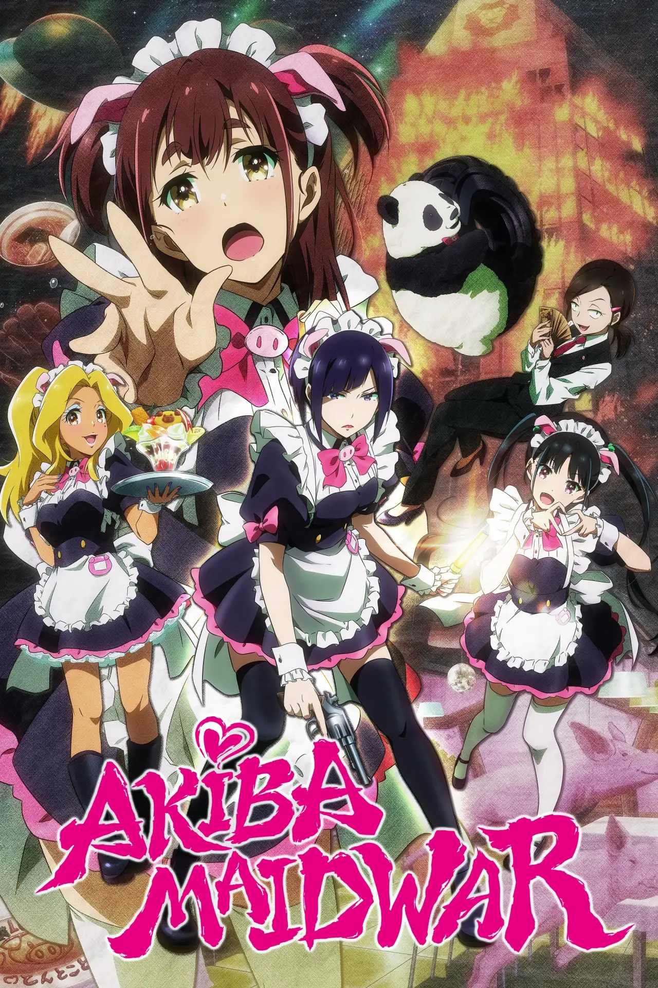 Plakat serialu "Akiba Maid Sensou"