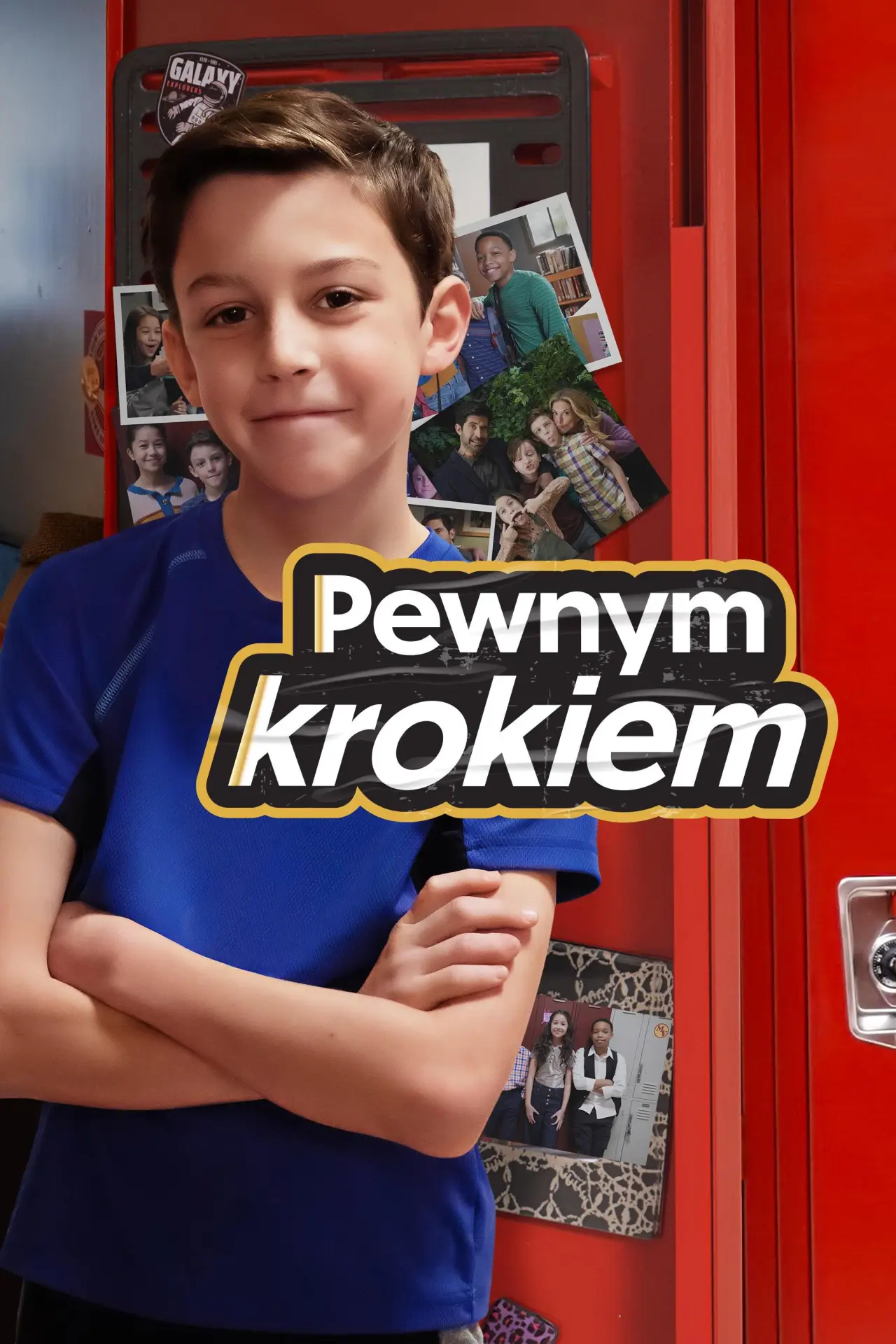 Plakat serialu "Pewnym krokiem"