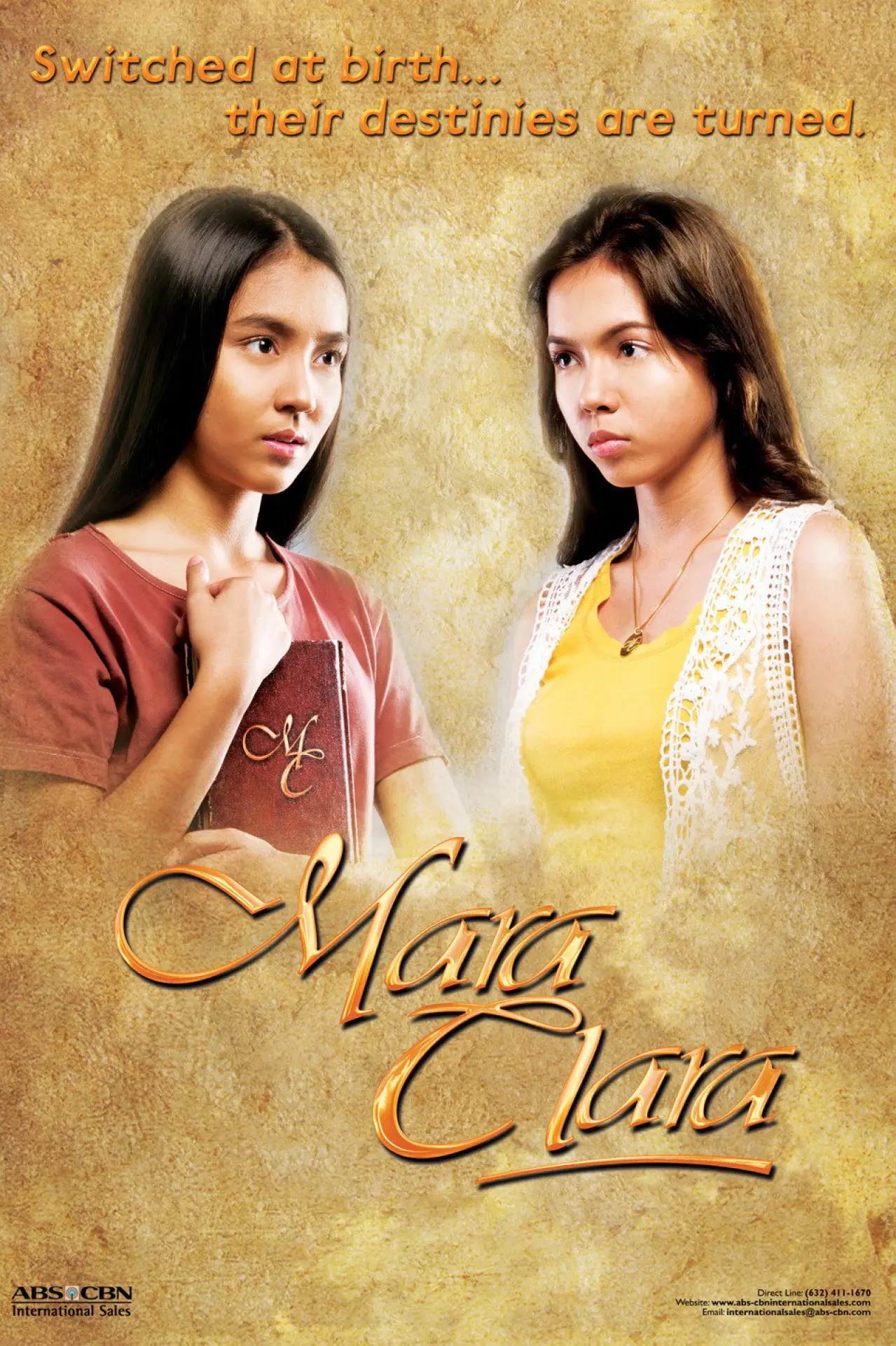 Plakat serialu "Mara Clara"