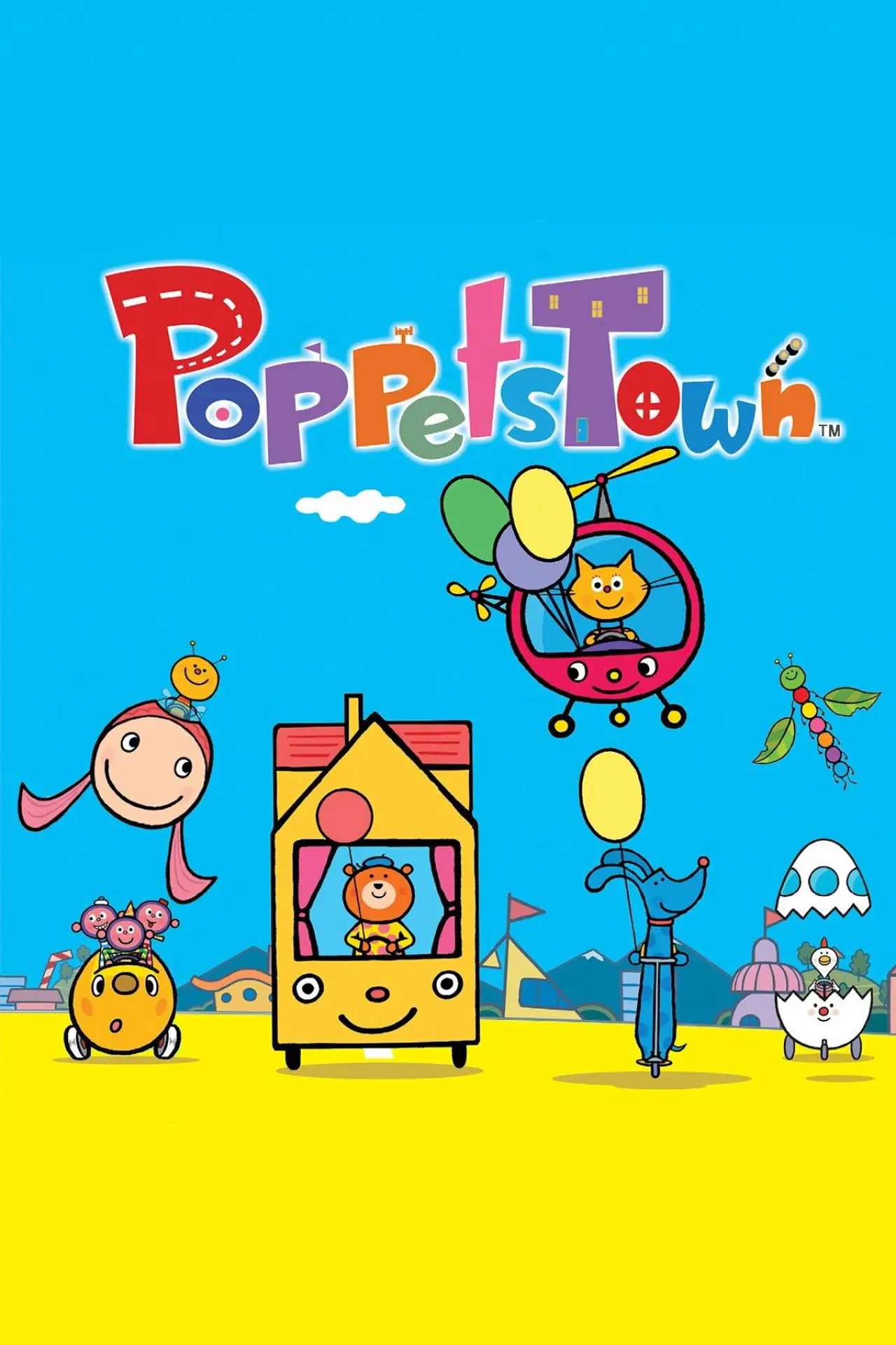 Plakat serialu "PoppetsTown"