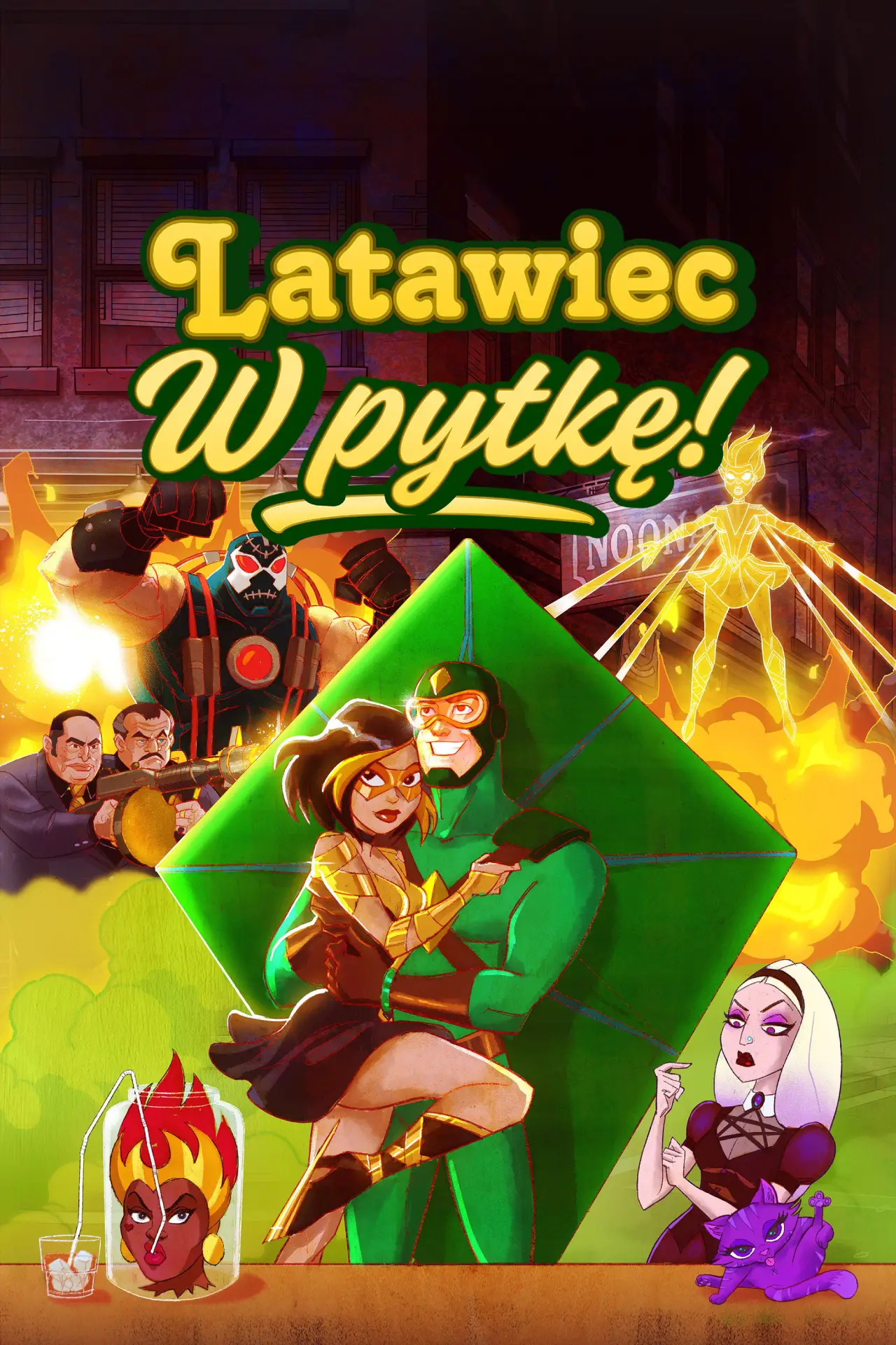 Plakat serialu "Latawiec: W pytkę!"