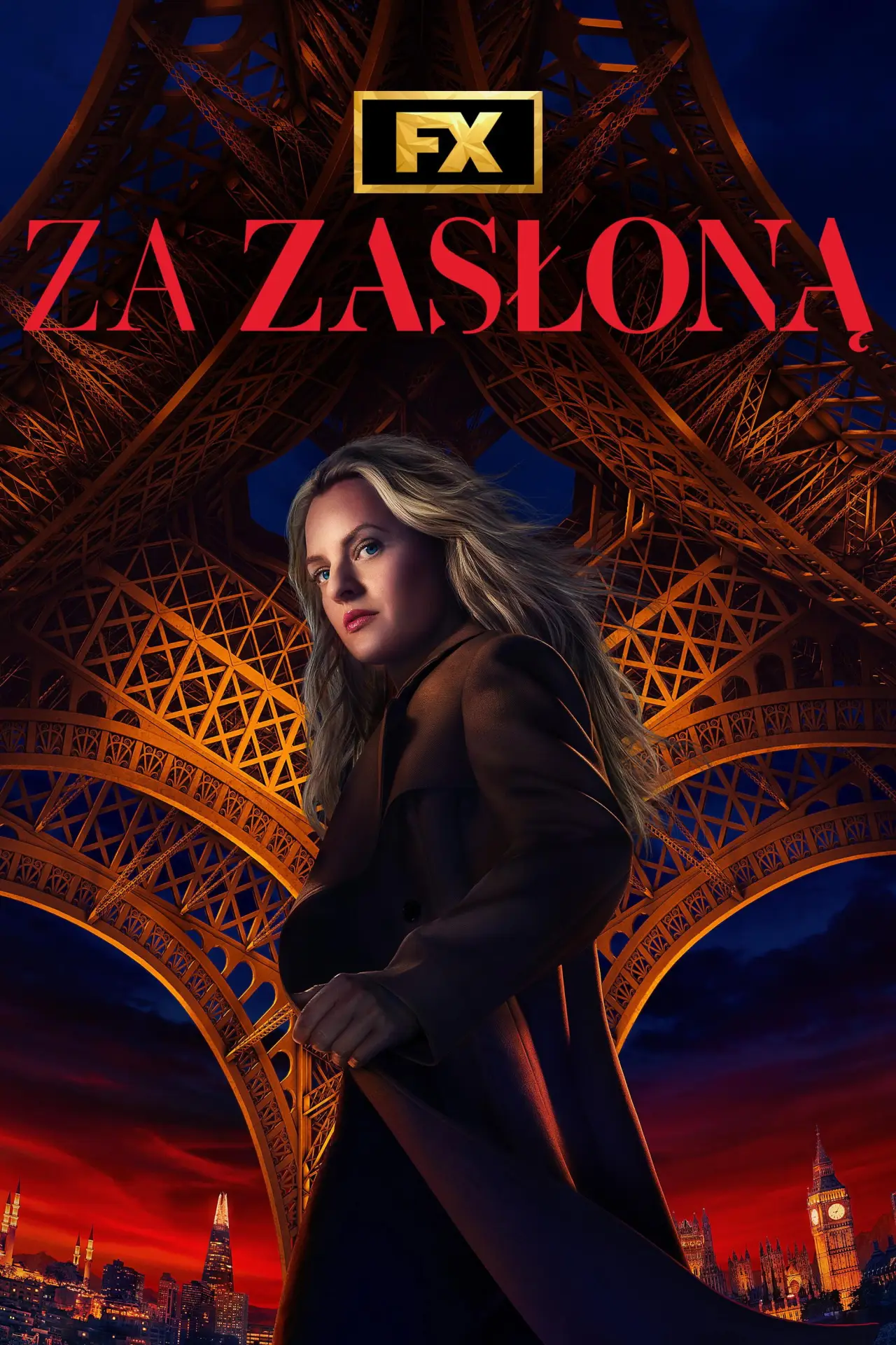 Plakat serialu "Za zasłoną"
