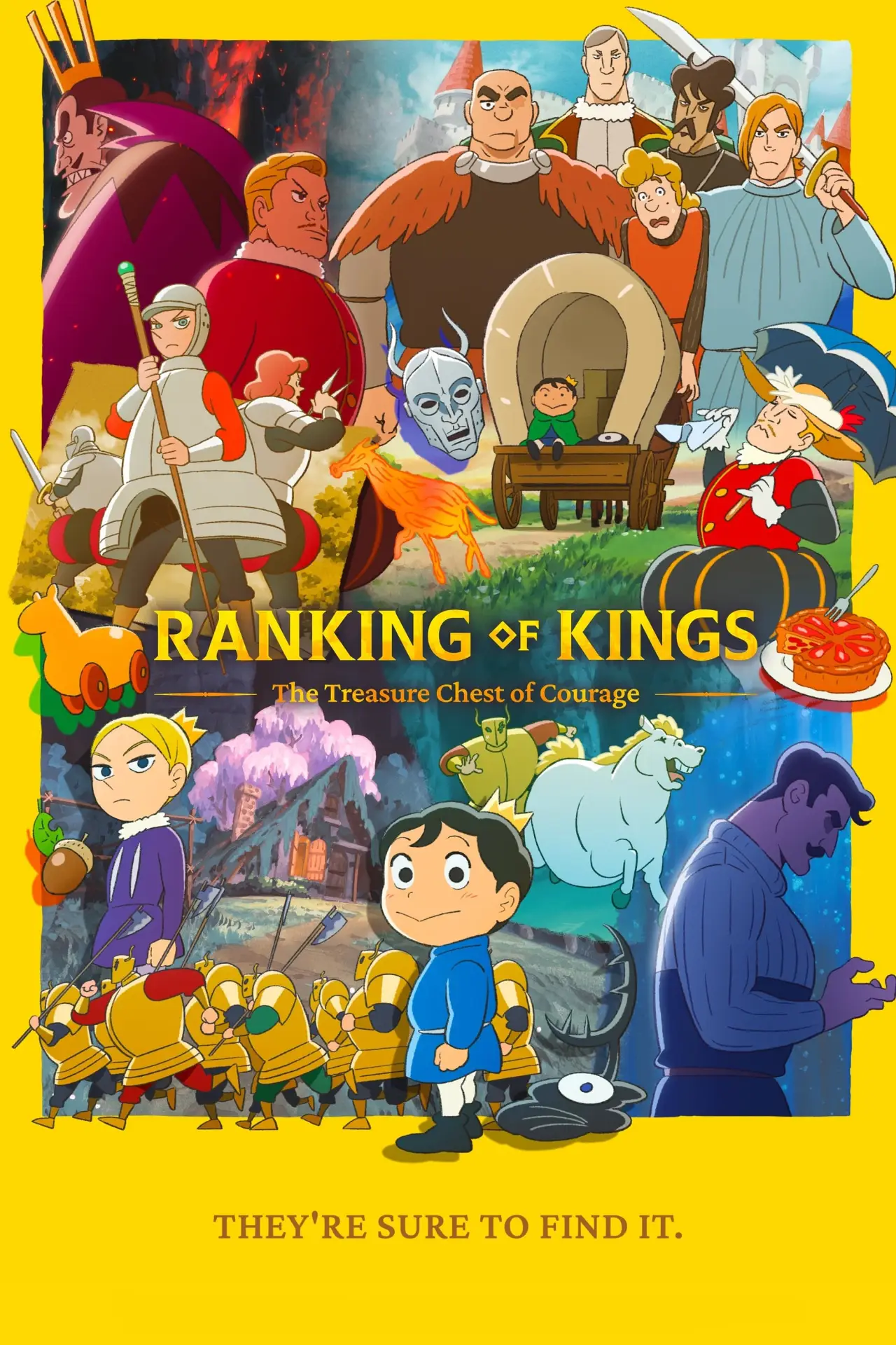 Plakat serialu "Ranking Królów: Skrzynia skarbów odwagi"