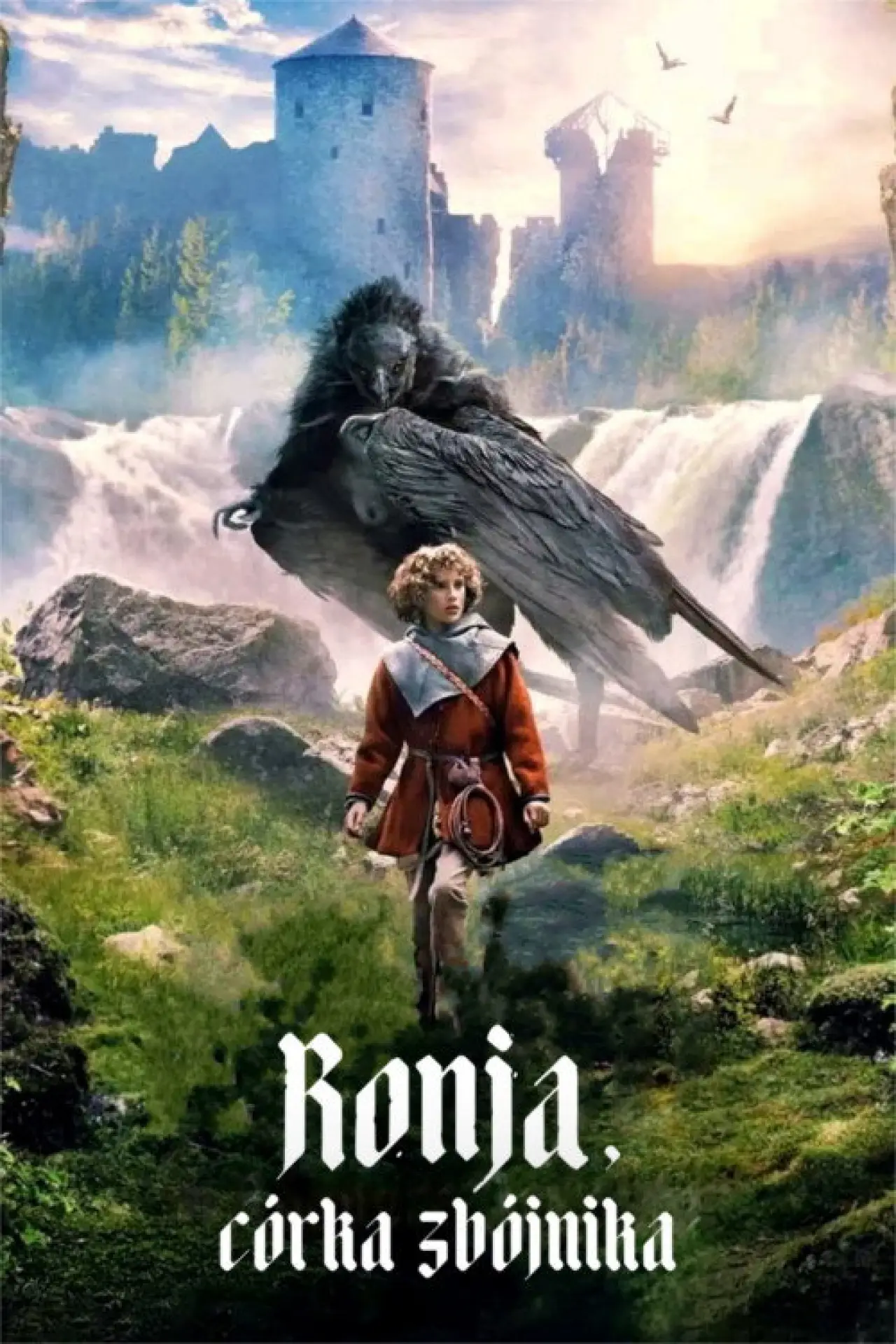 Plakat serialu "Ronja, córka zbójnika"