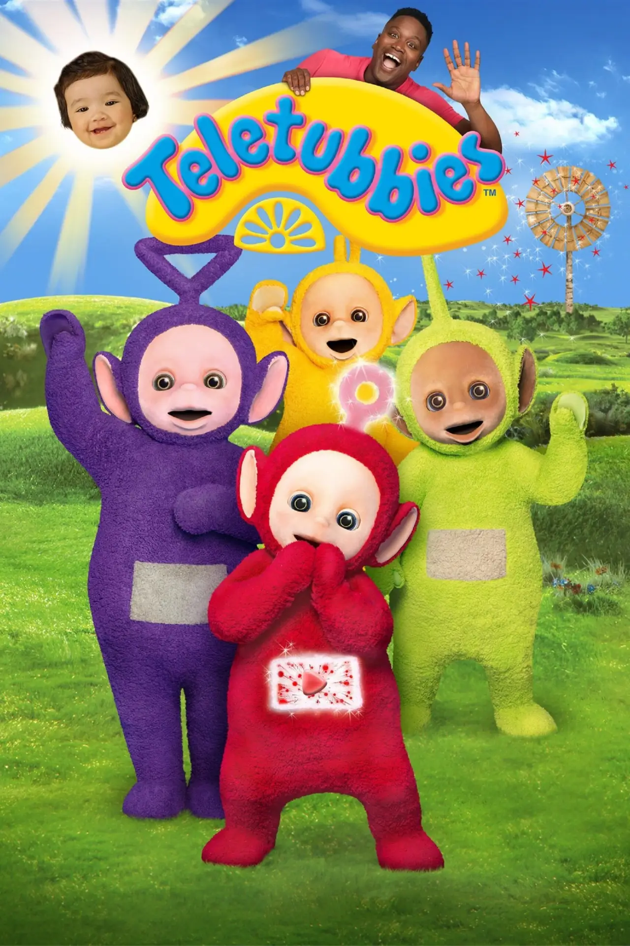Plakat serialu "Teletubisie"