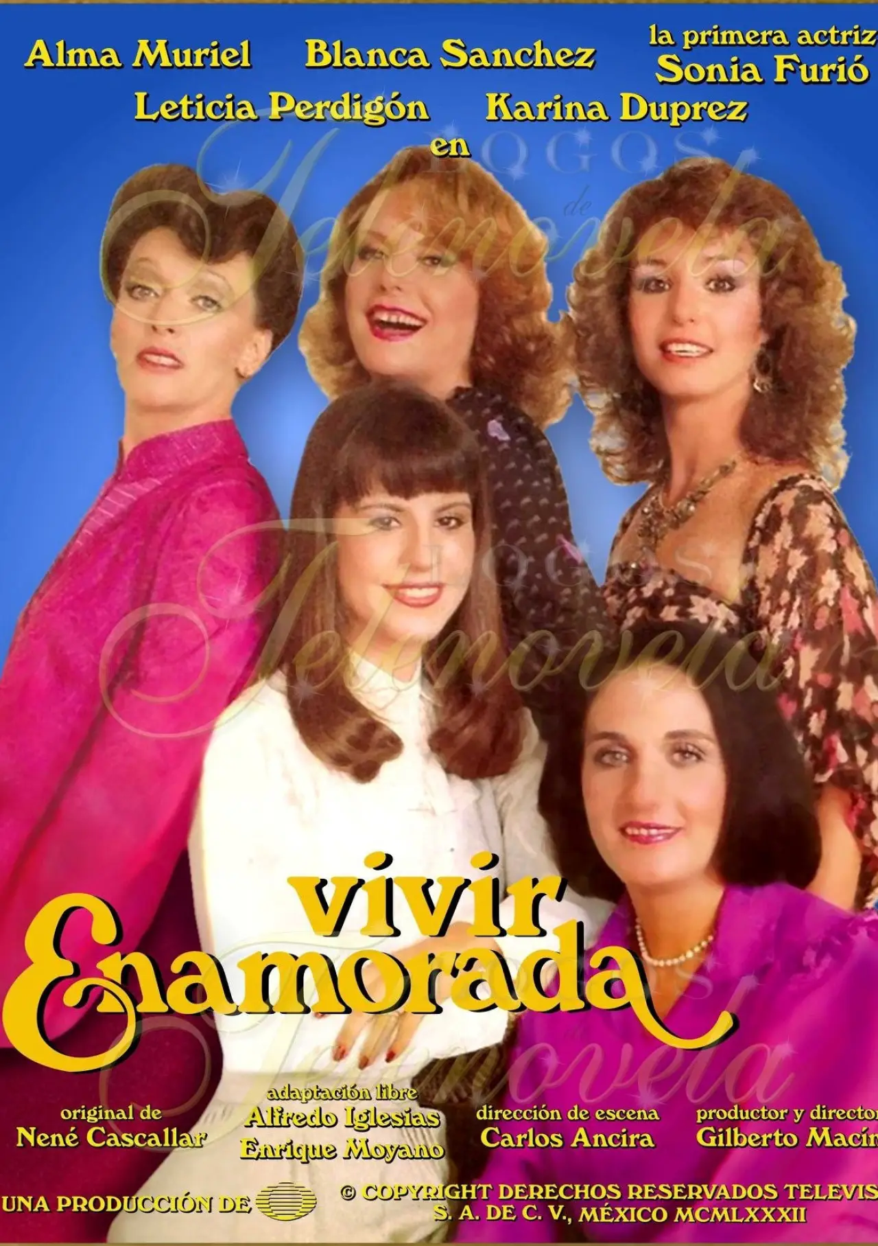 Plakat serialu "Vivir enamorada"
