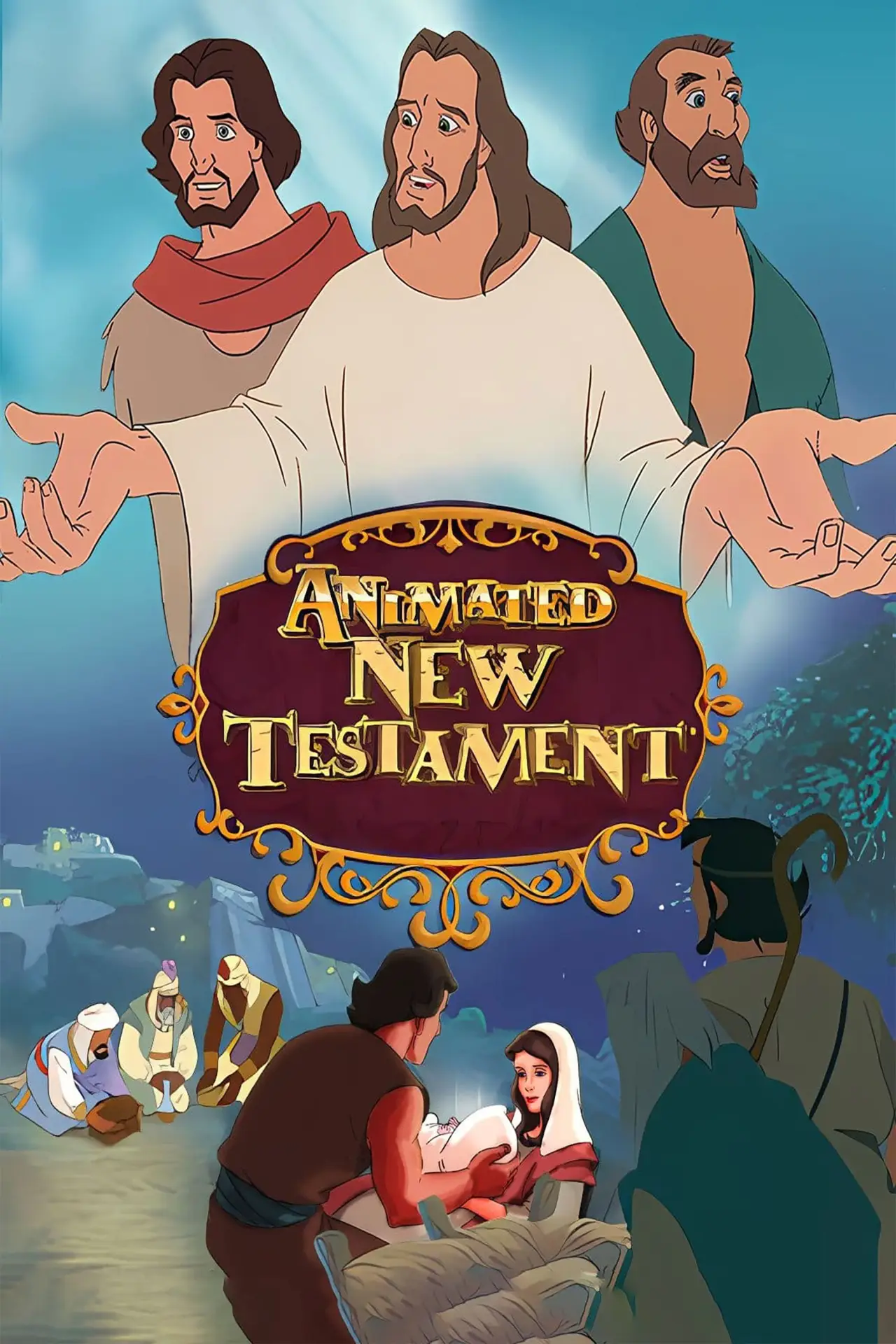 Plakat serialu "Animated Stories from the New Testament"